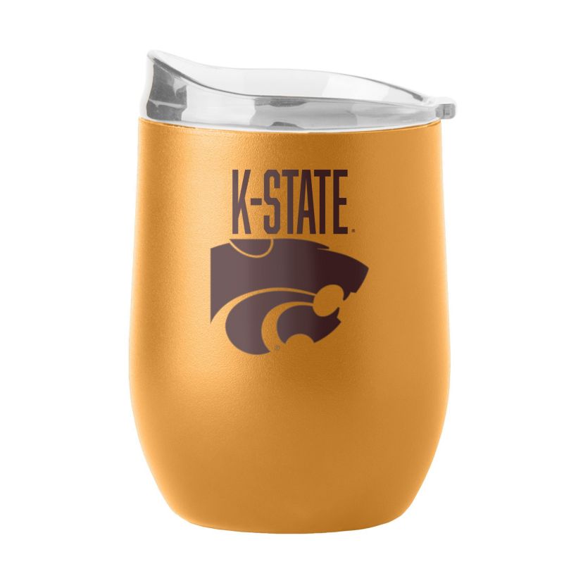 Kansas State Wildcats NCAA Kansas State 16oz Huddle Powder Coat Curved Bev