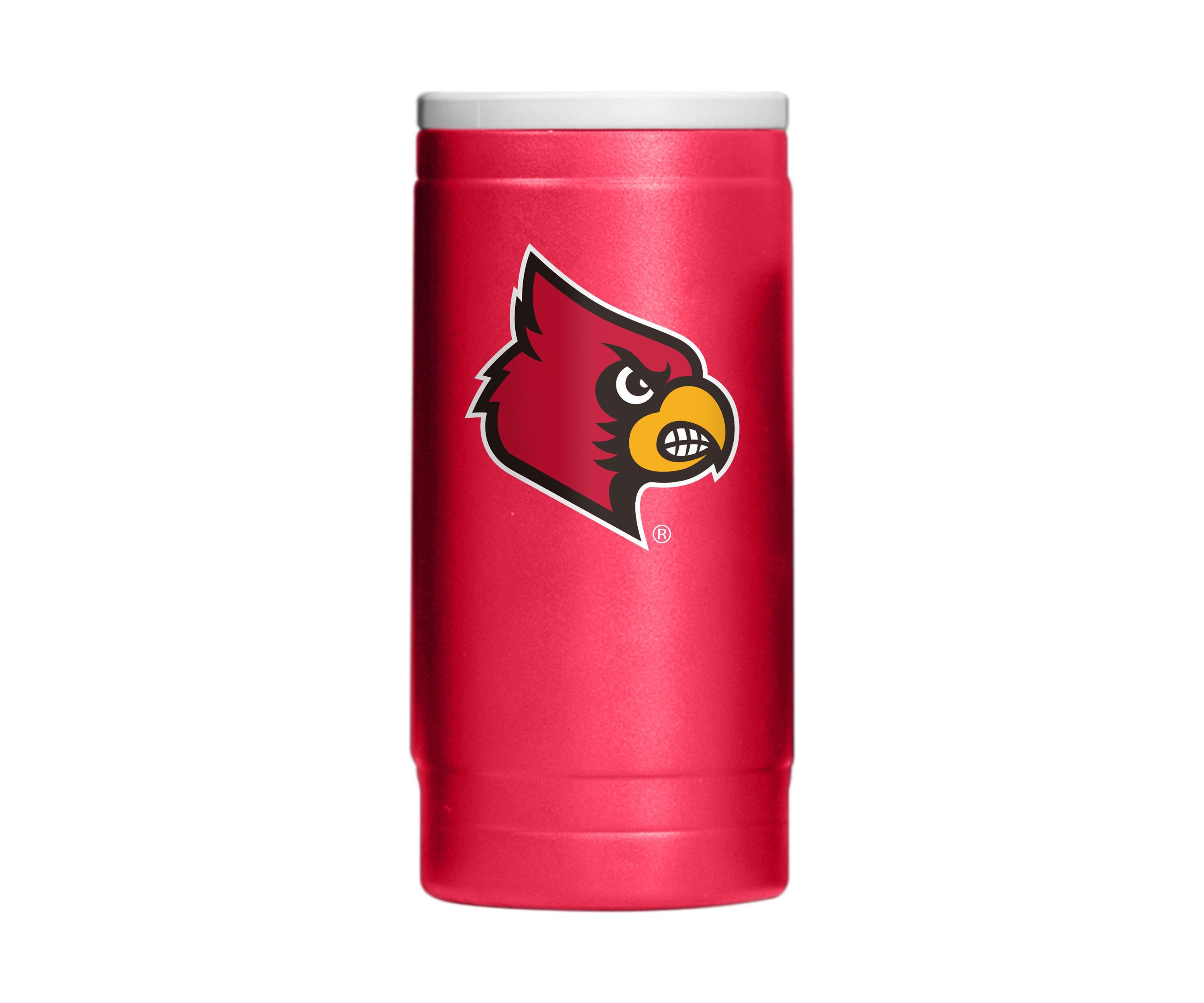 Louisville Cardinals NCAA Louisville Flipside Powder Coat Slim Can Coolie