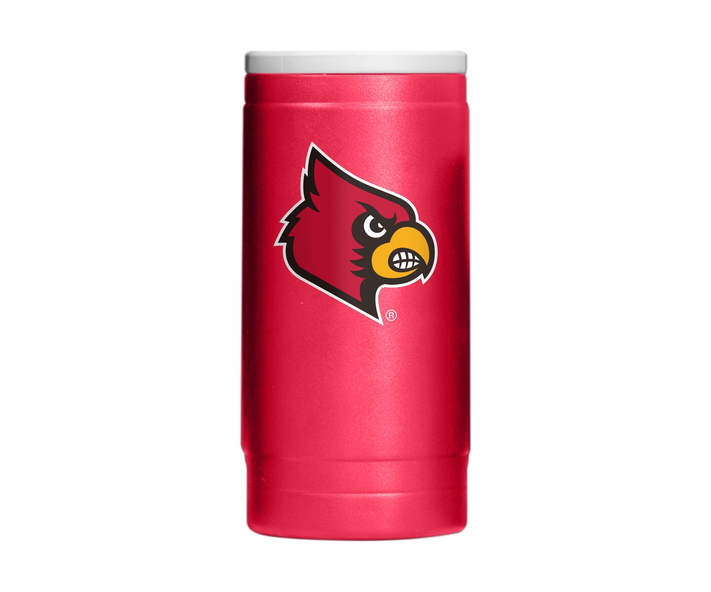 Louisville Cardinals NCAA Louisville Flipside Powder Coat Slim Can Coolie