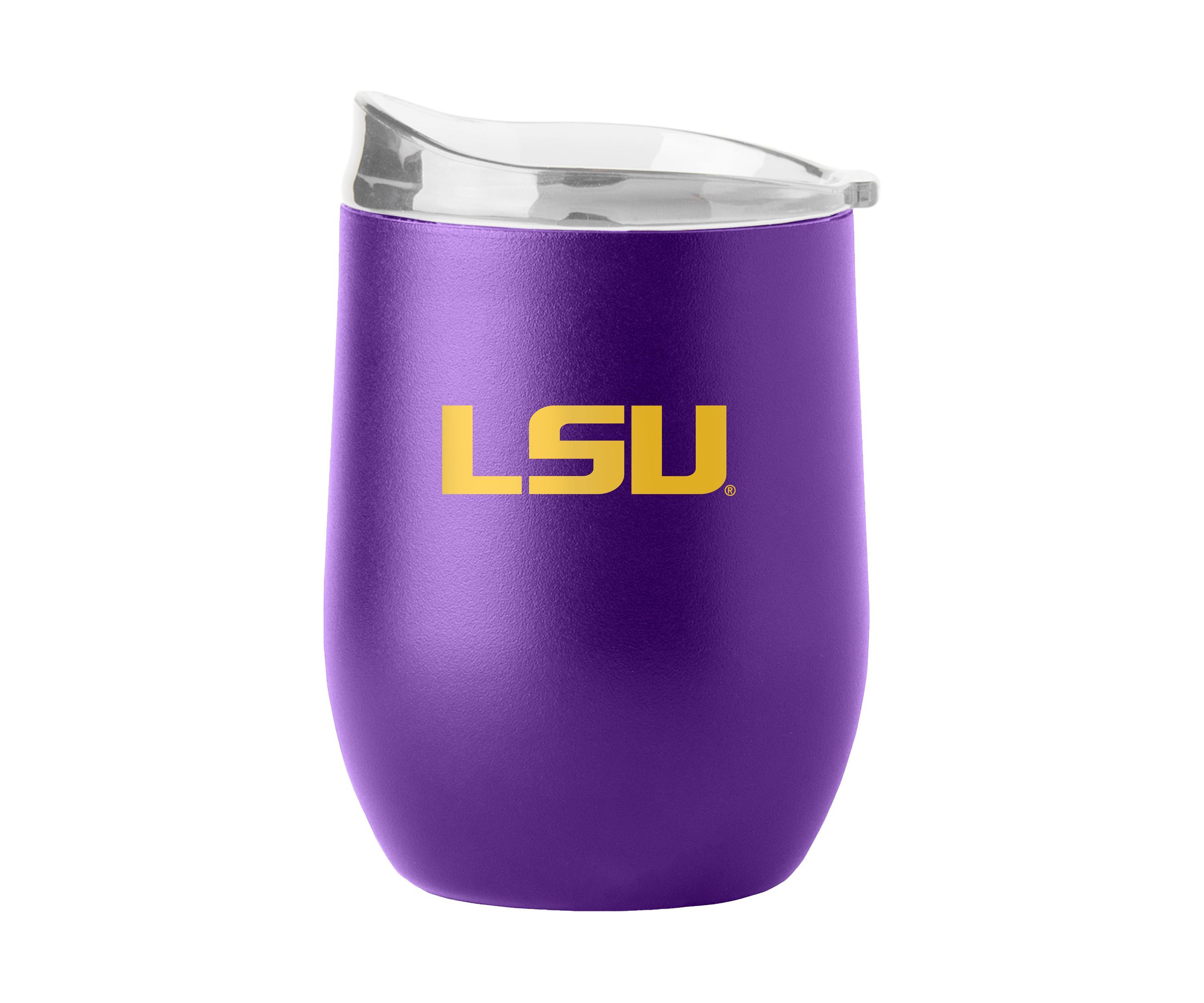 LSU Tigers NCAA LSU 16oz Flipside Powder Coat Curved Beverage