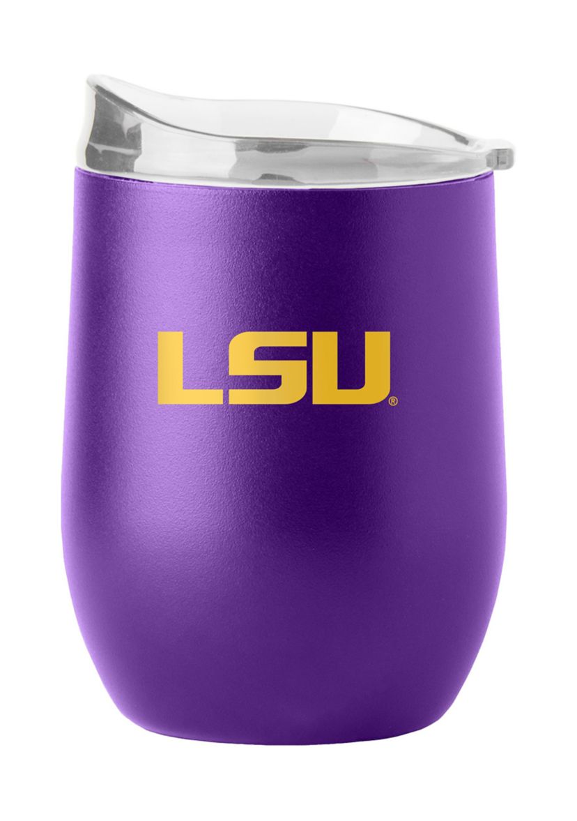 LSU Tigers NCAA LSU 16oz Flipside Powder Coat Curved Beverage