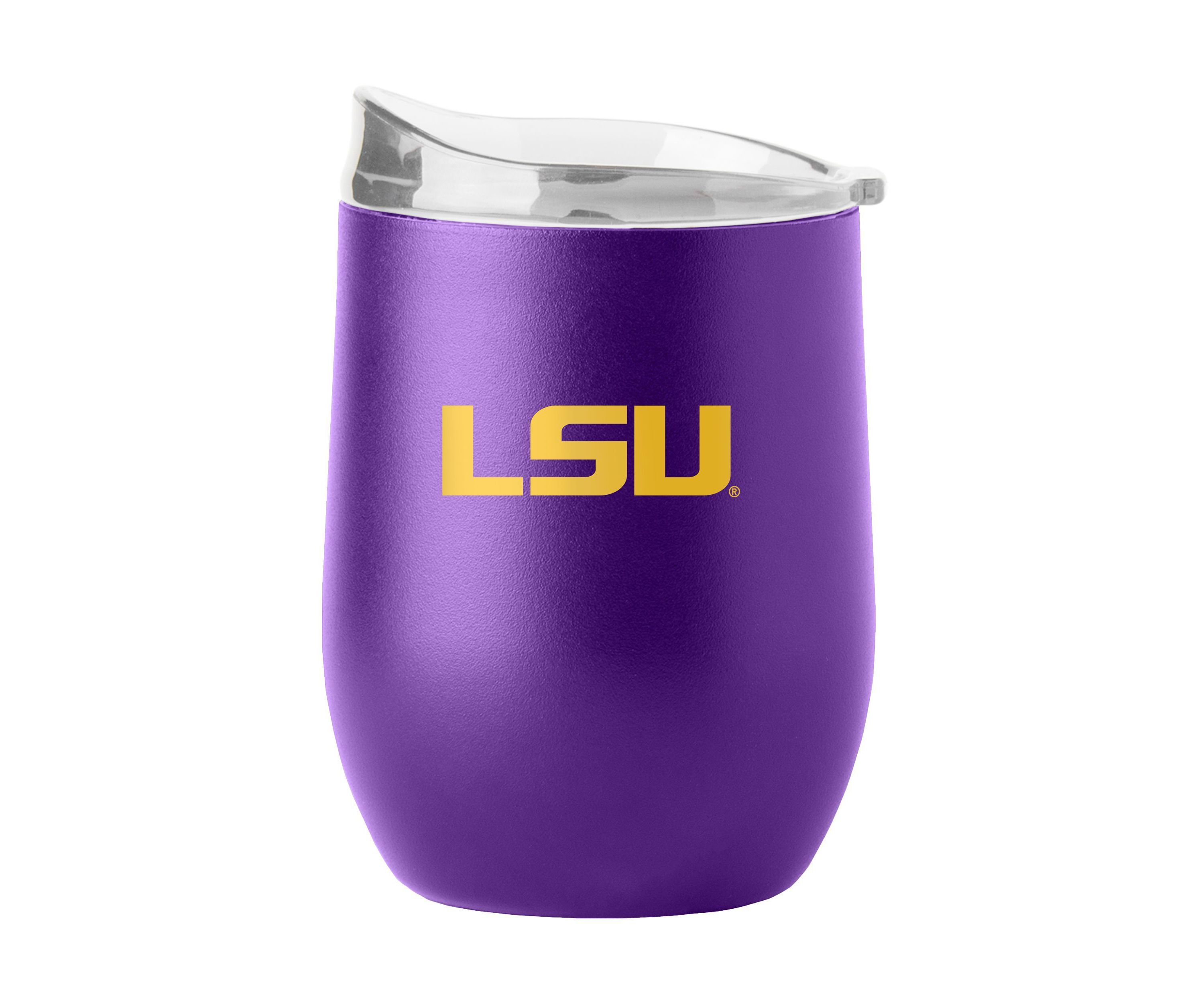 LSU Tigers NCAA LSU 16oz Flipside Powder Coat Curved Beverage