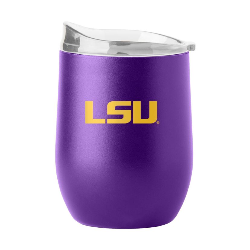 LSU Tigers NCAA LSU 16oz Flipside Powder Coat Curved Beverage