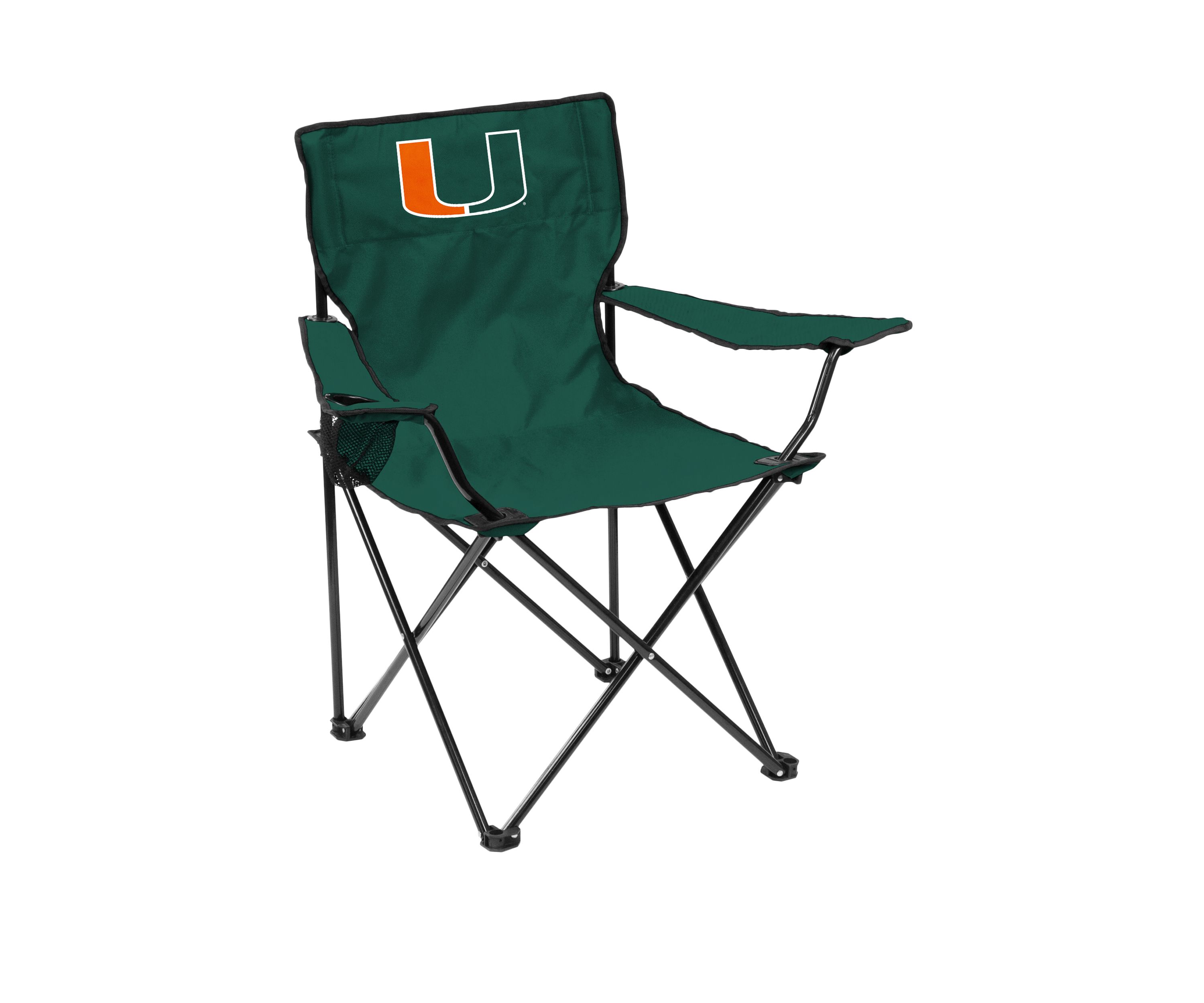 NCAA Miami Hurricanes 20.5 Inch x 32 Inch x 32 Inch Quad Chair