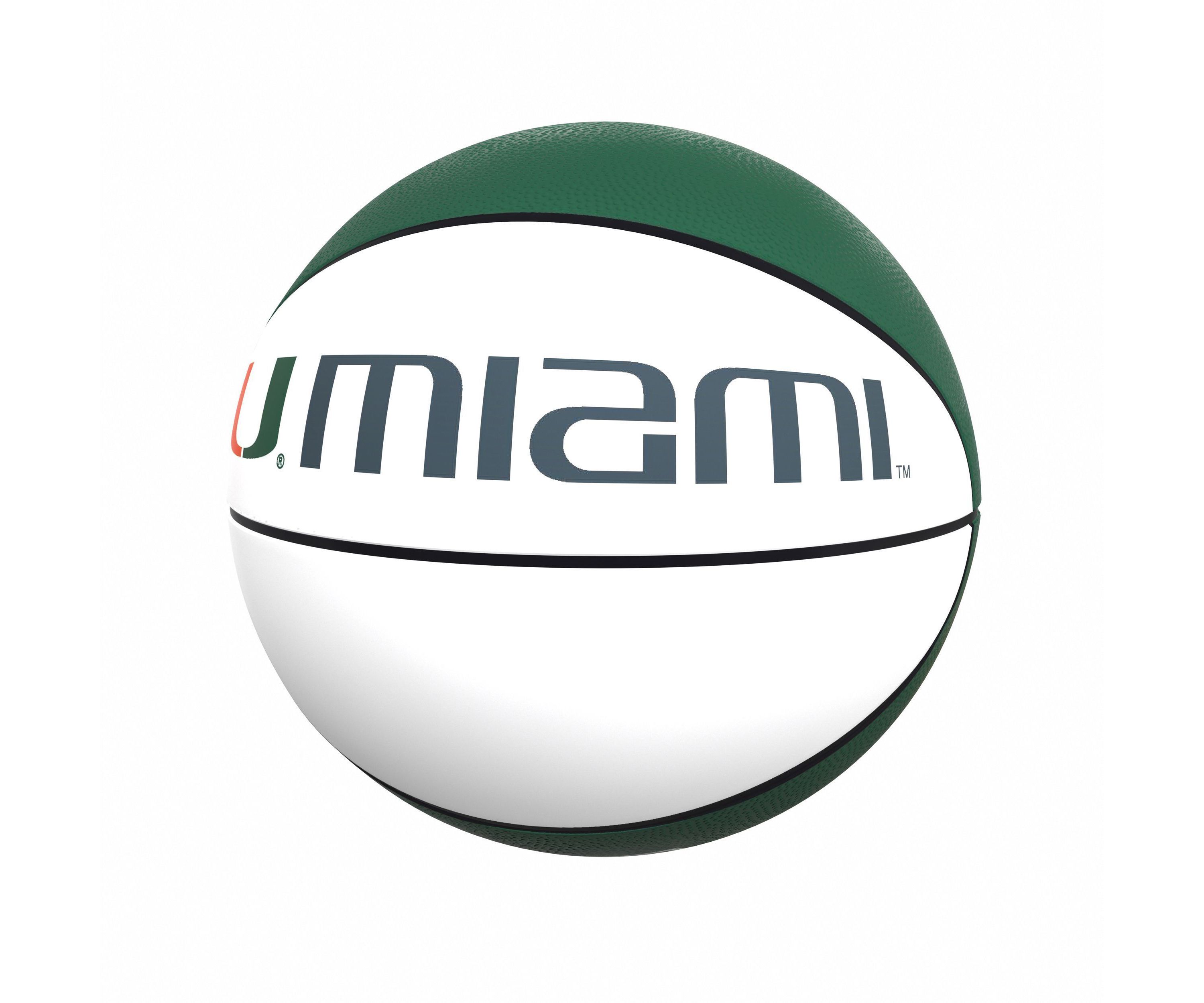 Miami (FL) Hurricanes NCAA Miami Official-Size Autograph Basketball