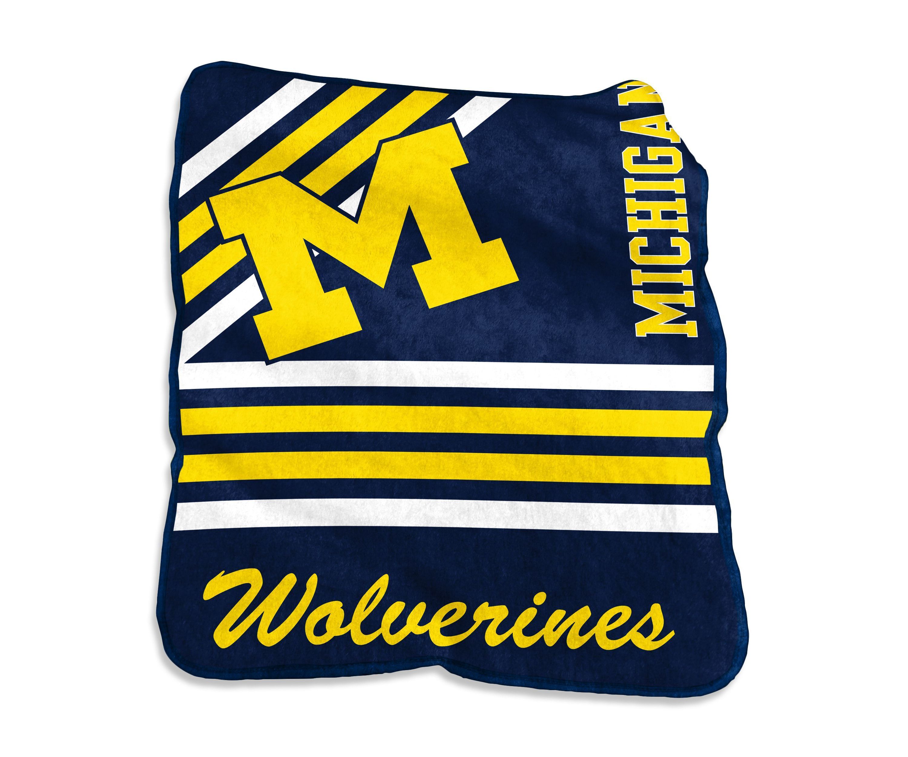 Michigan Wolverines NCAA Michigan Raschel Throw