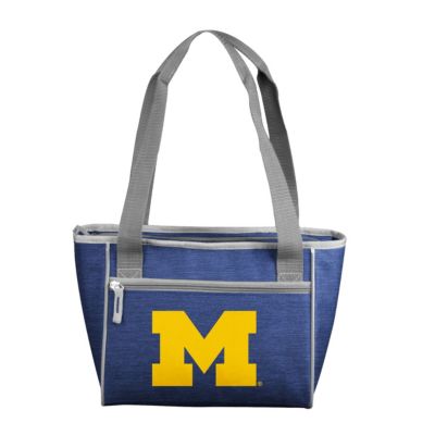 Michigan Wolverines NCAA Michigan Crosshatch 16 Can Cooler Tote