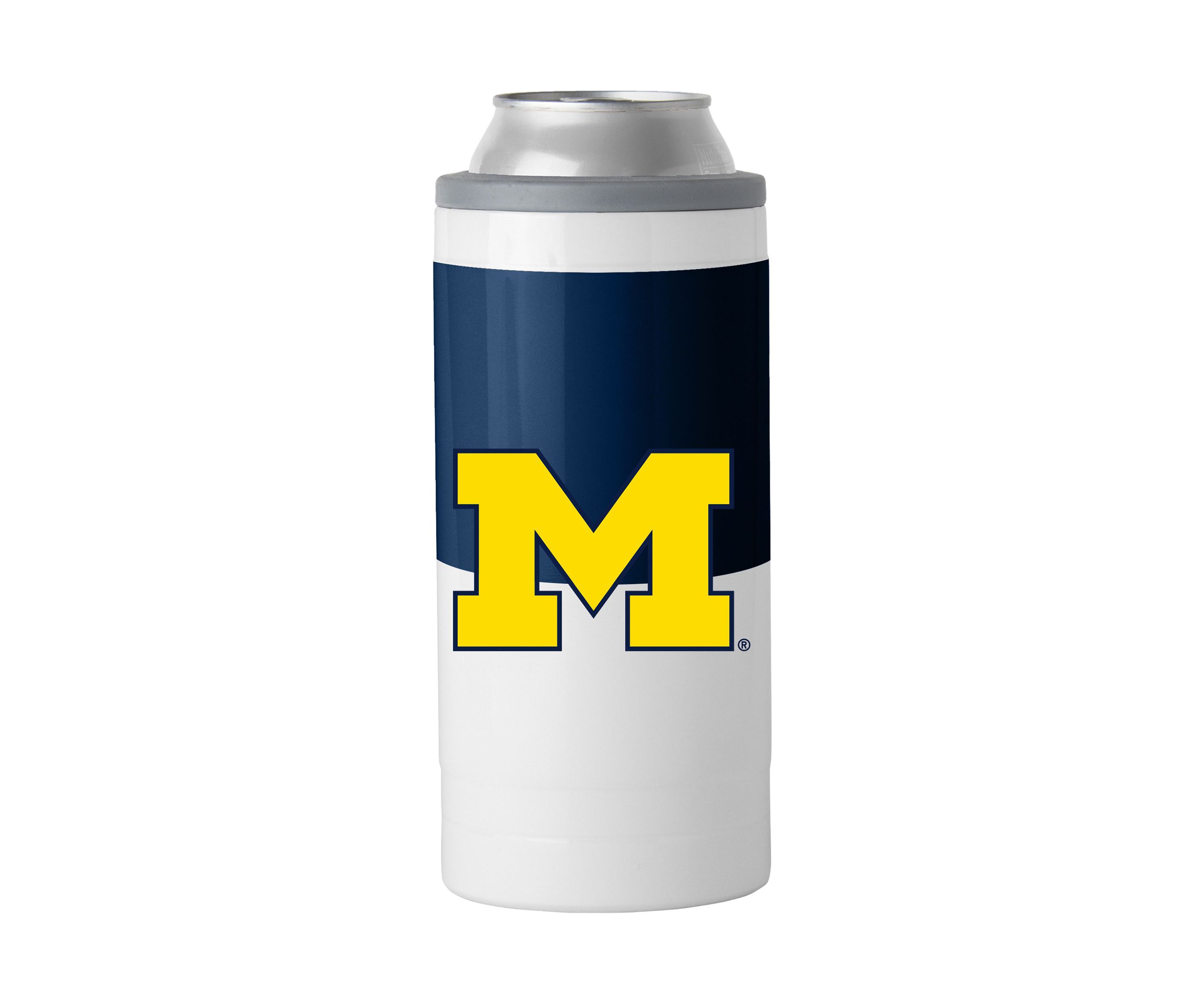 Michigan Wolverines NCAA Michigan Colorblock 12oz Slim Can Coolie
