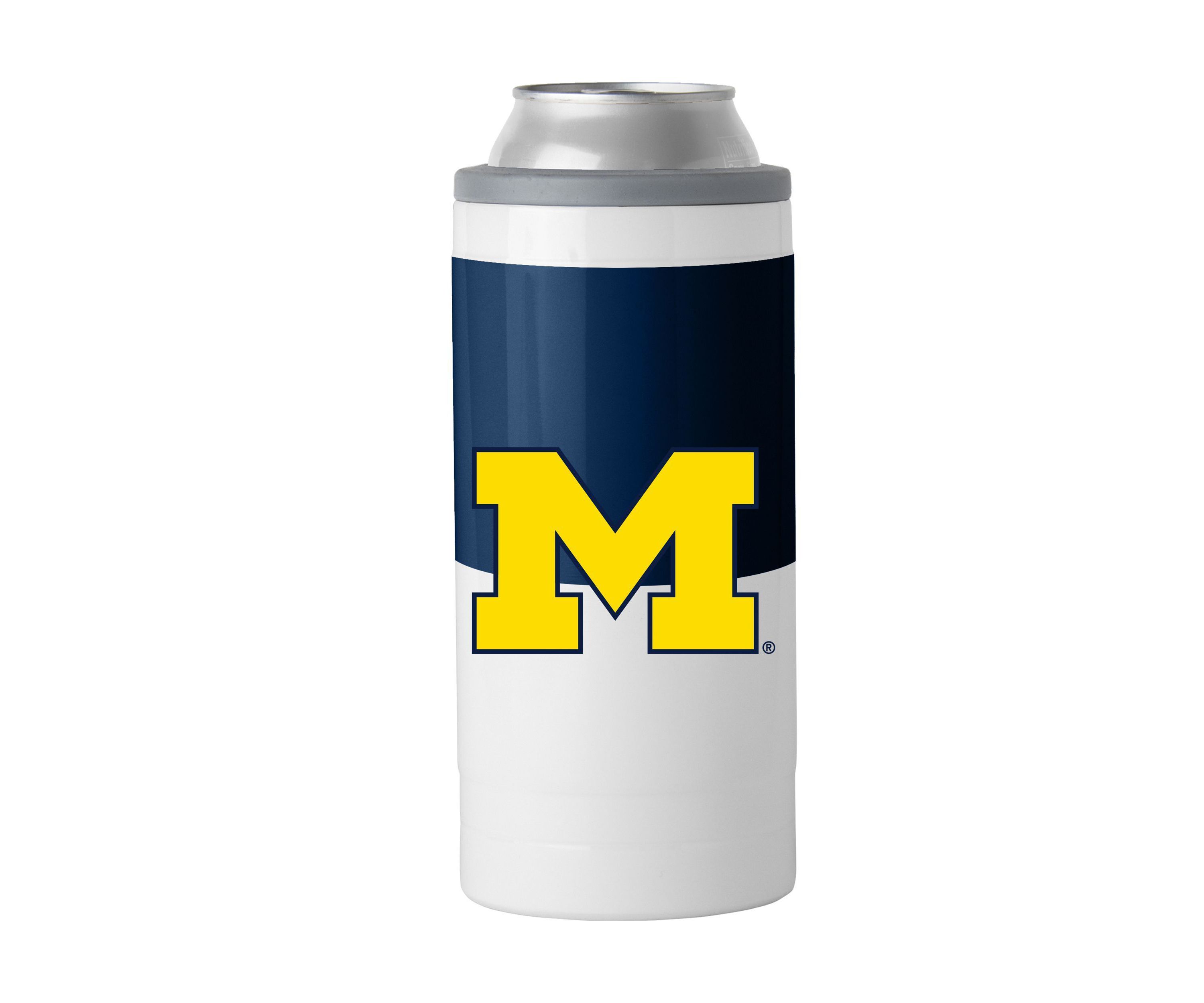 Michigan Wolverines NCAA Michigan Colorblock 12oz Slim Can Coolie