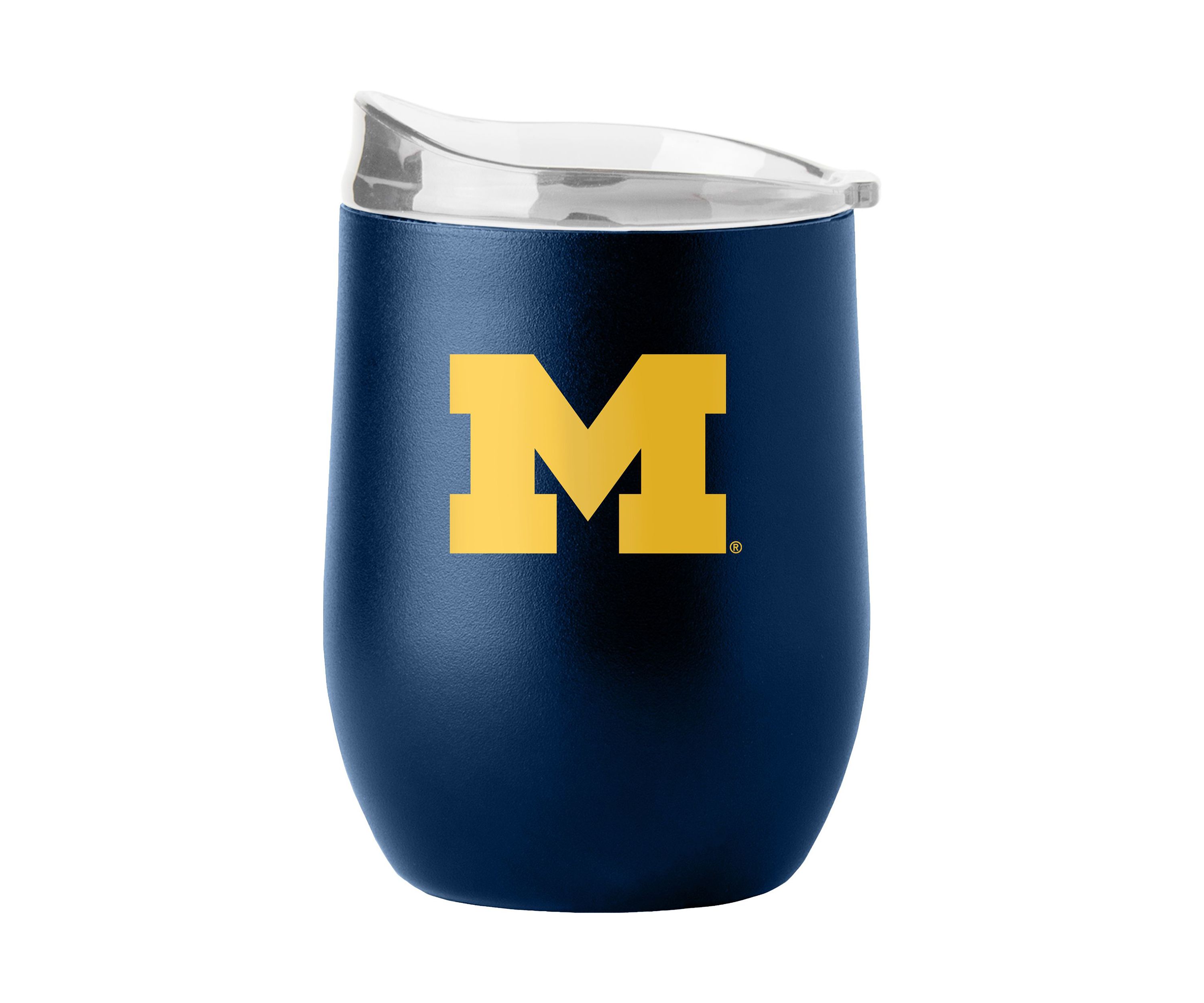Michigan Wolverines NCAA Michigan 16oz Flipside Powder Coat Curved Beverage