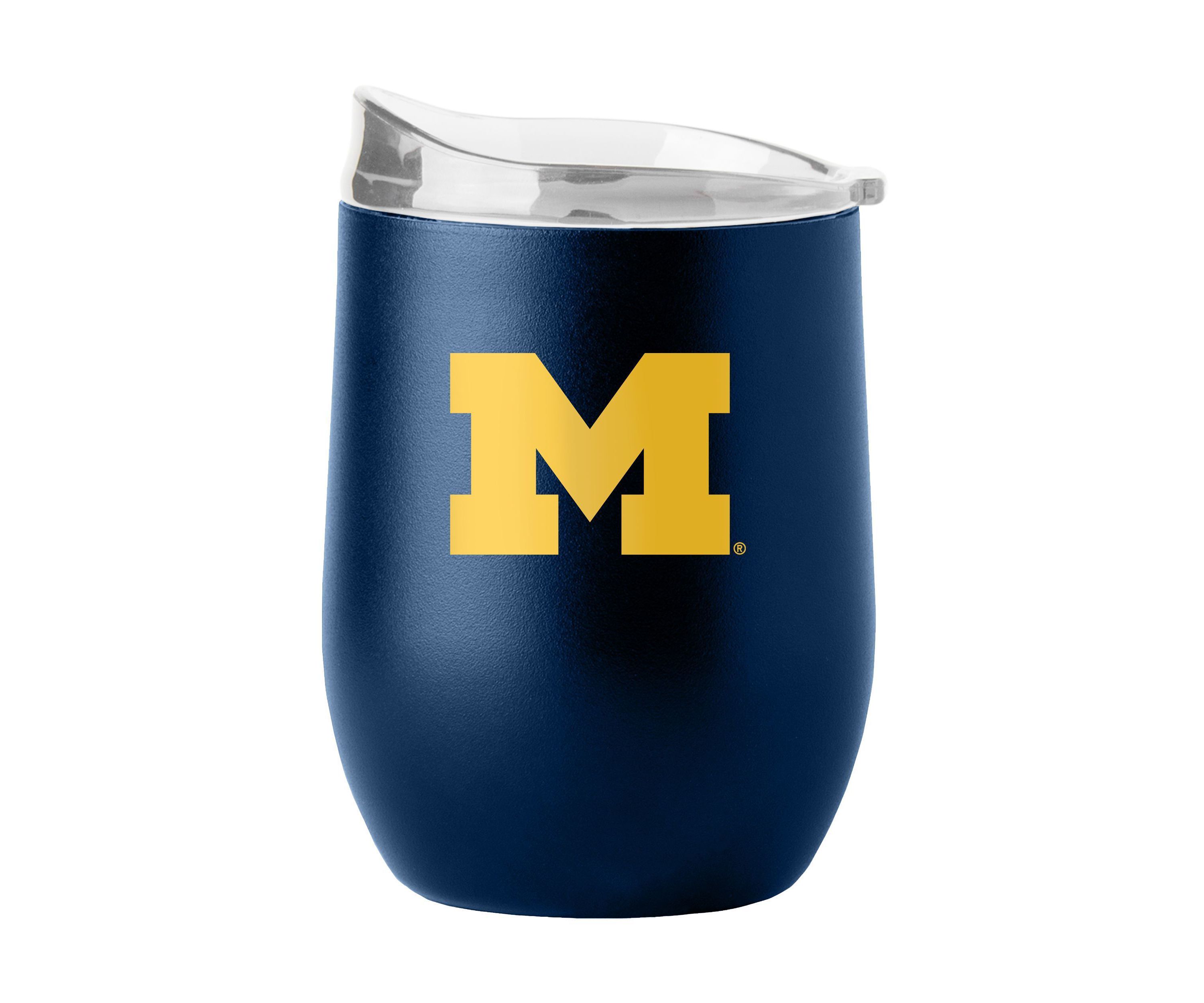 Michigan Wolverines NCAA Michigan 16oz Flipside Powder Coat Curved Beverage