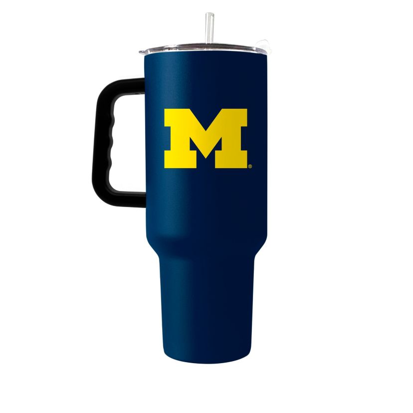 NCAA Michigan Wolverines 40oz. Travel Tumbler with Handle
