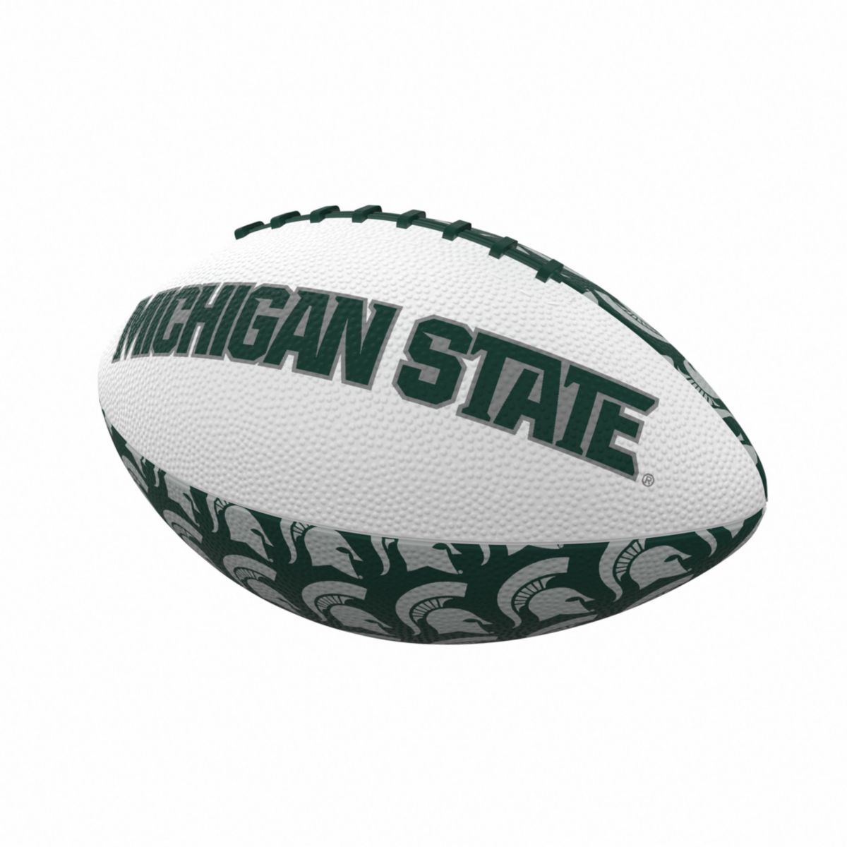 Michigan State Spartans NCAA MI State Repeating Mini-Size Rubber Football