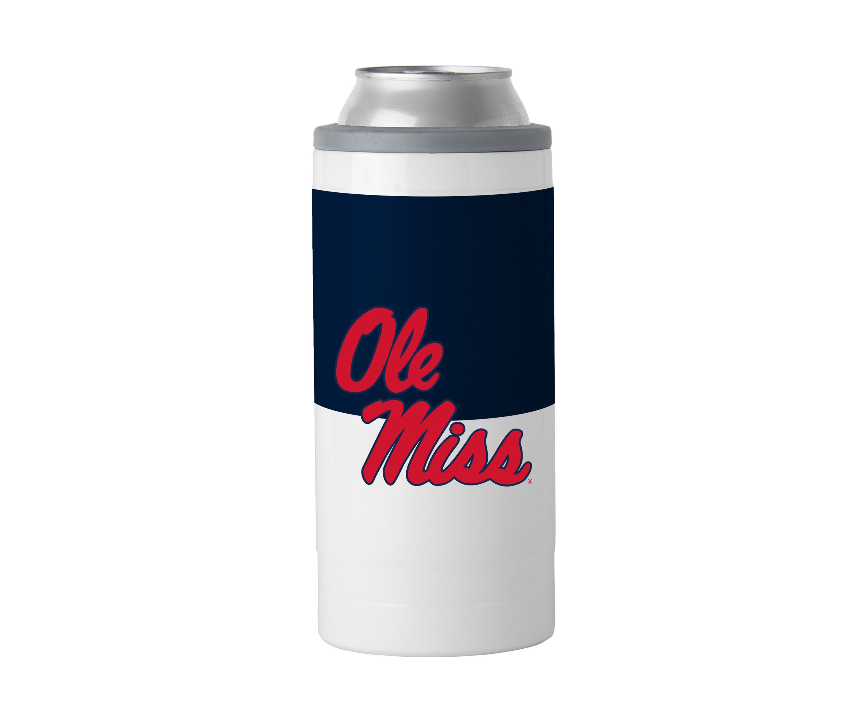 Ole Miss Rebels NCAA Ole Miss 12oz Colorblock Slim Can Coolie