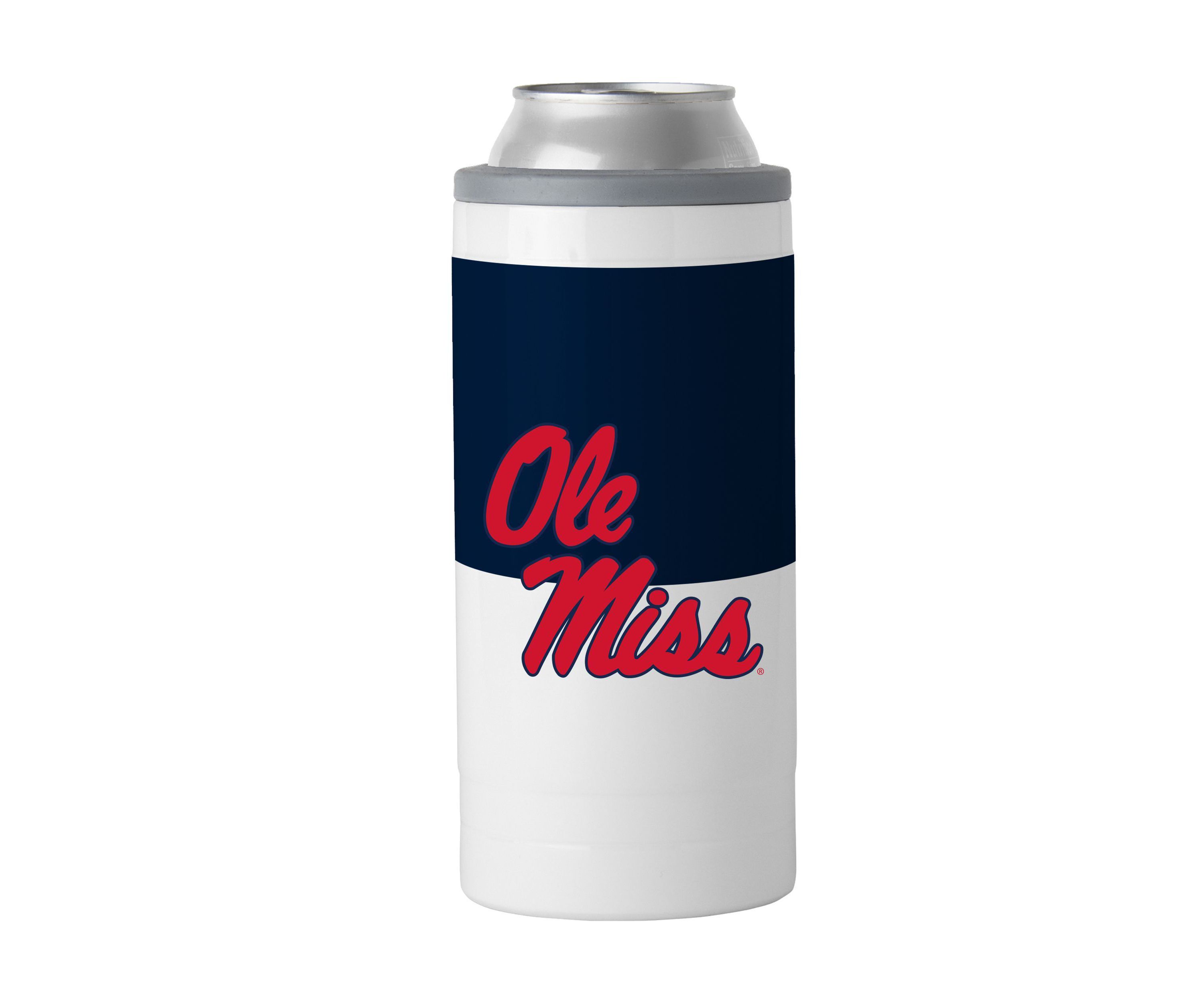 Ole Miss Rebels NCAA Ole Miss 12oz Colorblock Slim Can Coolie