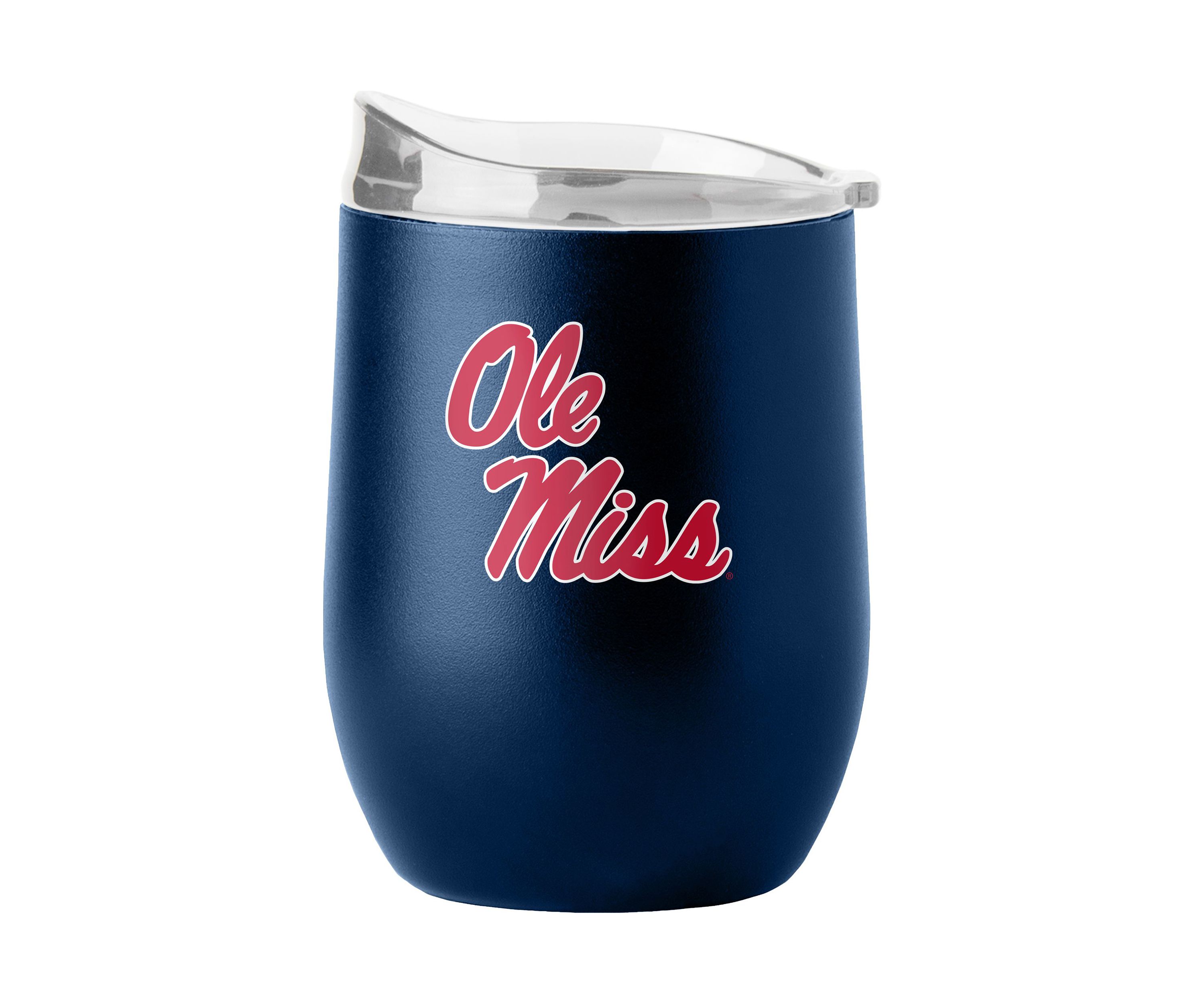 Ole Miss Rebels NCAA Mississippi 16oz Flipside Powder Coat Curved Beverage