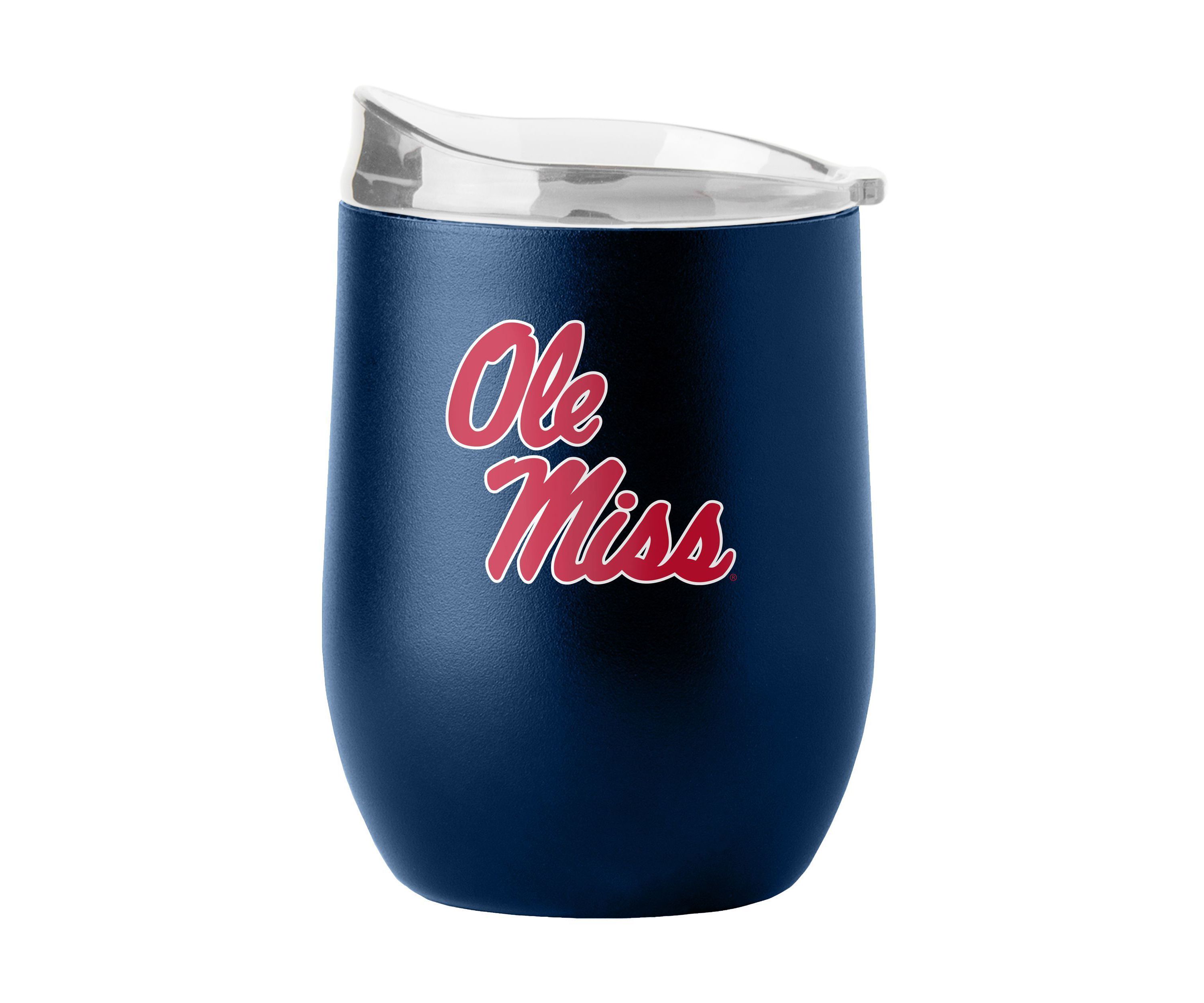 Ole Miss Rebels NCAA Mississippi 16oz Flipside Powder Coat Curved Beverage