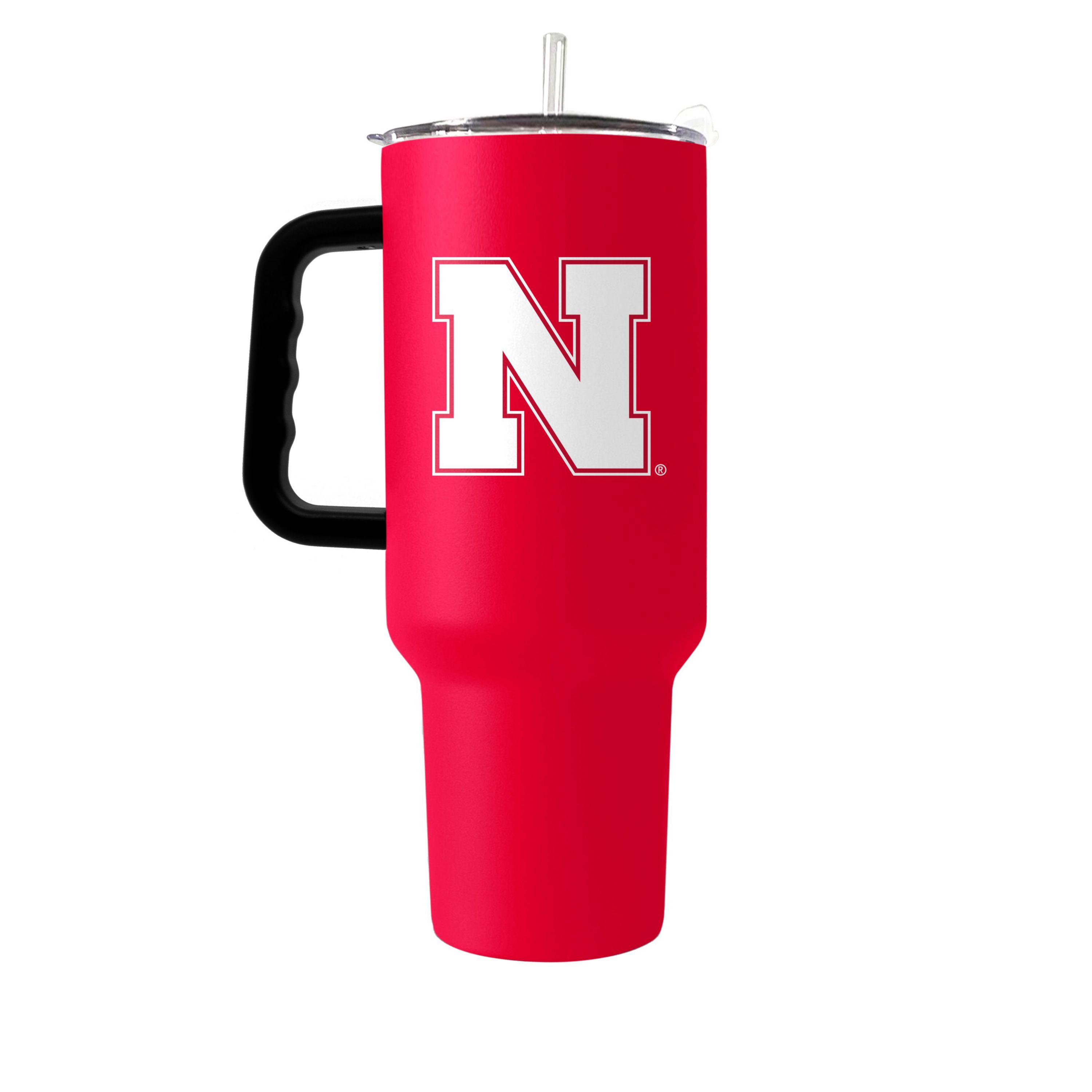 Nebraska Cornhuskers NCAA Nebraska 40oz Flipside Powder Coat Tumbler