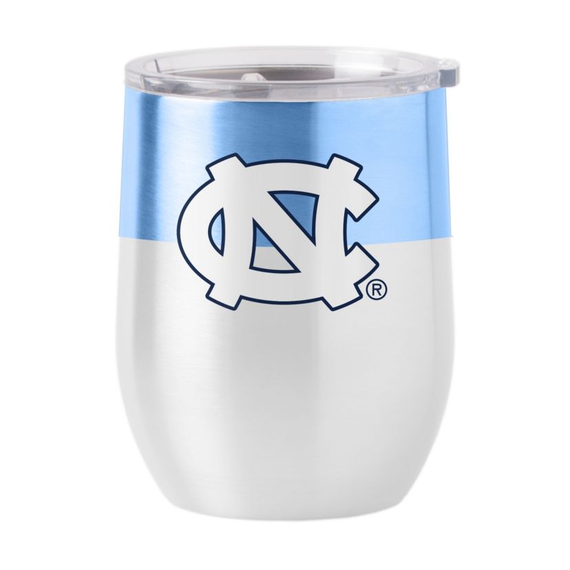 North Carolina Tar Heels NCAA North Carolina 16oz Colorblock Stainless Curved Beverage
