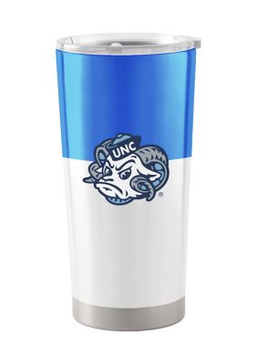Logo Brands NCAA North Carolina Tar Heels 20oz. Colorblock Stainless Tumbler
