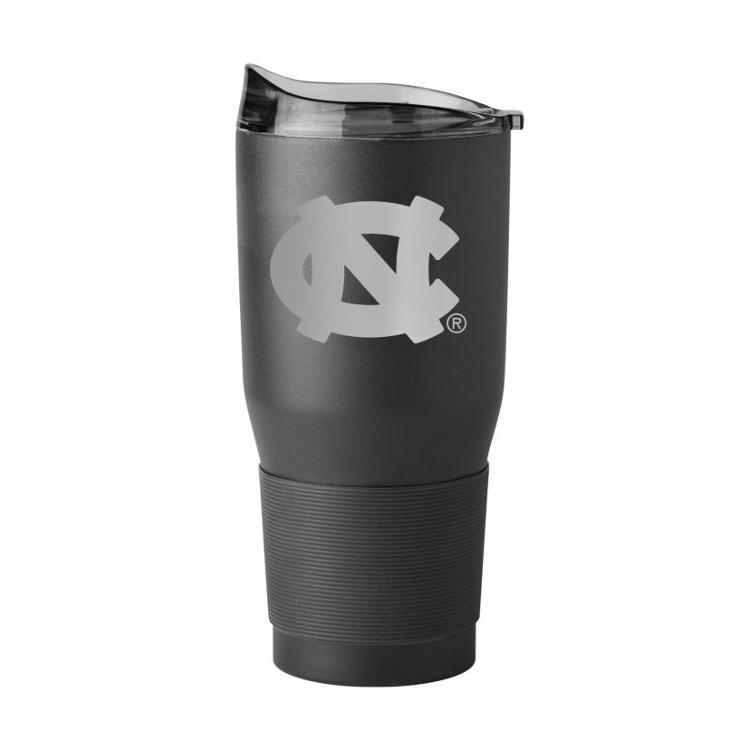 North Carolina Tar Heels NCAA North Carolina Etch 30oz Black Powdercoat Tumbler