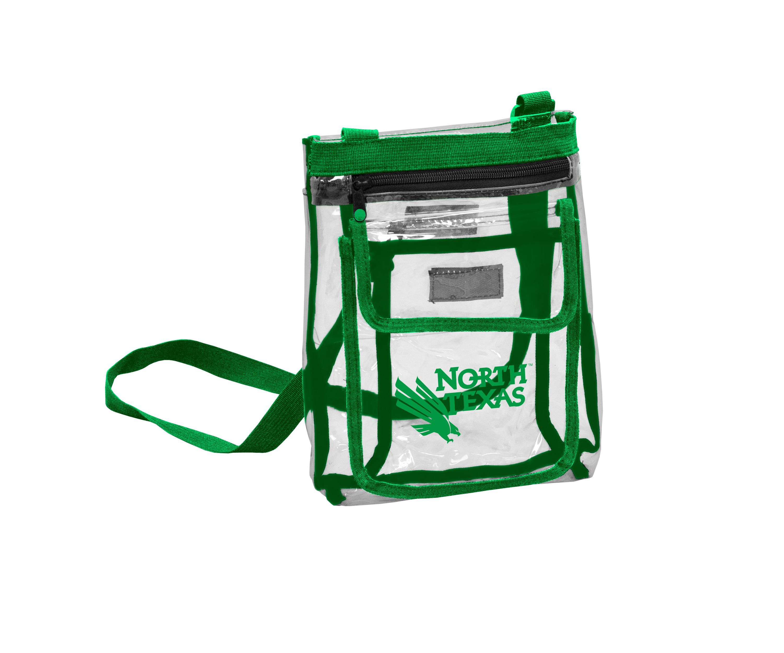 North Texas Mean Green NCAA North Texas Gameday Clear Crossbody