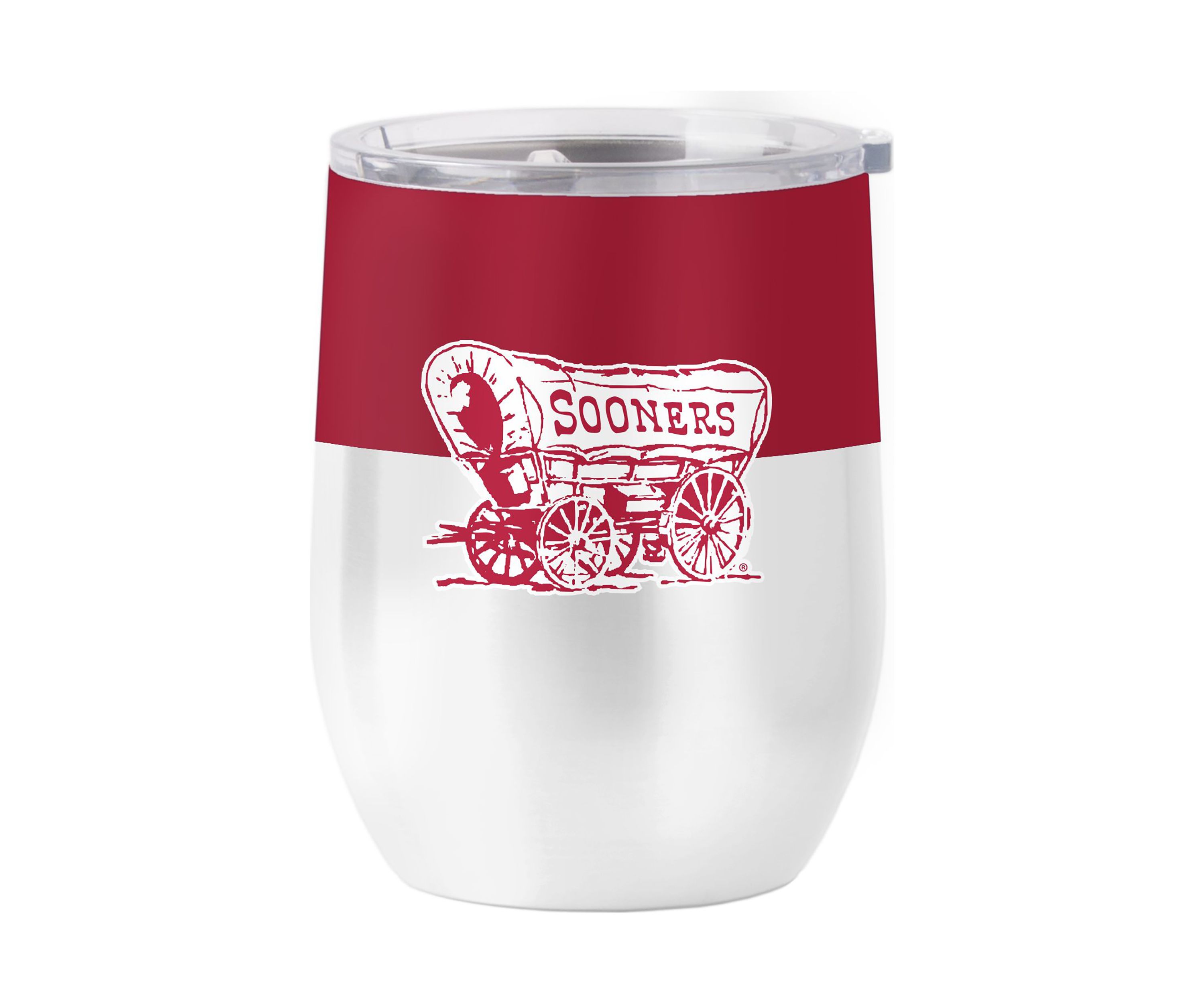 NCAA Oklahoma Sooners 16oz. Colorblock Stainless Curved Tumbler