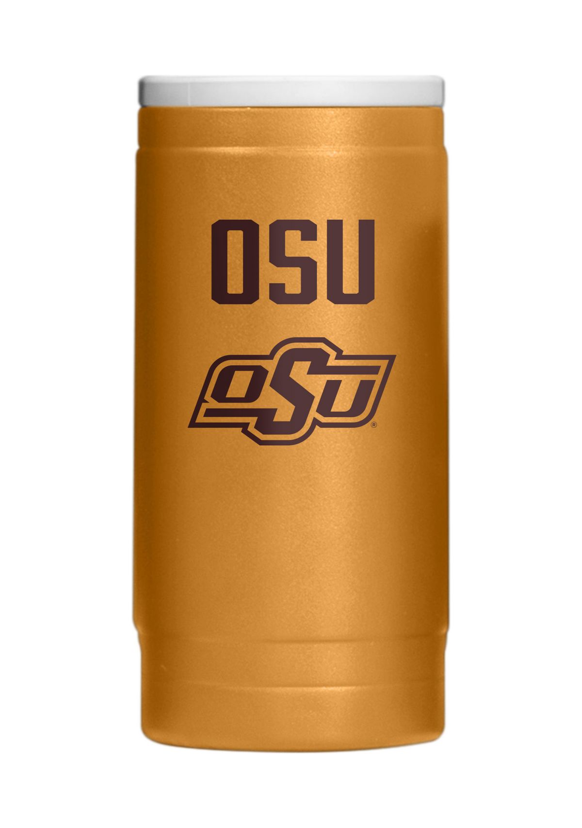 Oklahoma State Cowboys NCAA Oklahoma State  Huddle Powder Coat Slim Can Coolie
