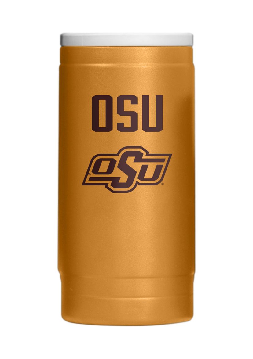 Oklahoma State Cowboys NCAA Oklahoma State  Huddle Powder Coat Slim Can Coolie