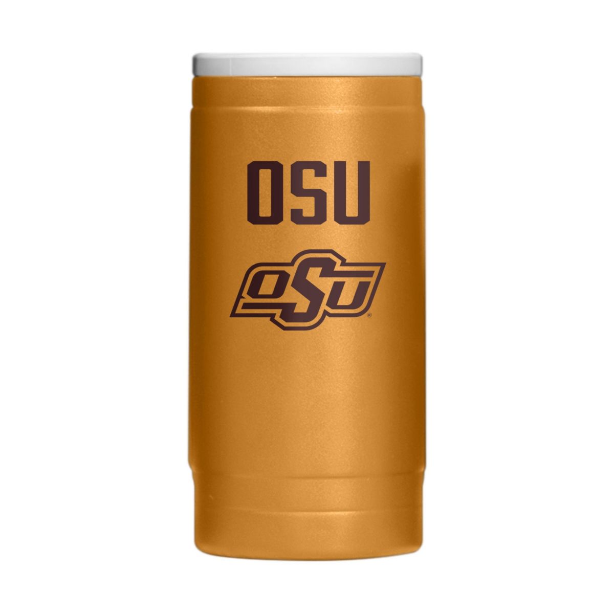Oklahoma State Cowboys NCAA Oklahoma State  Huddle Powder Coat Slim Can Coolie