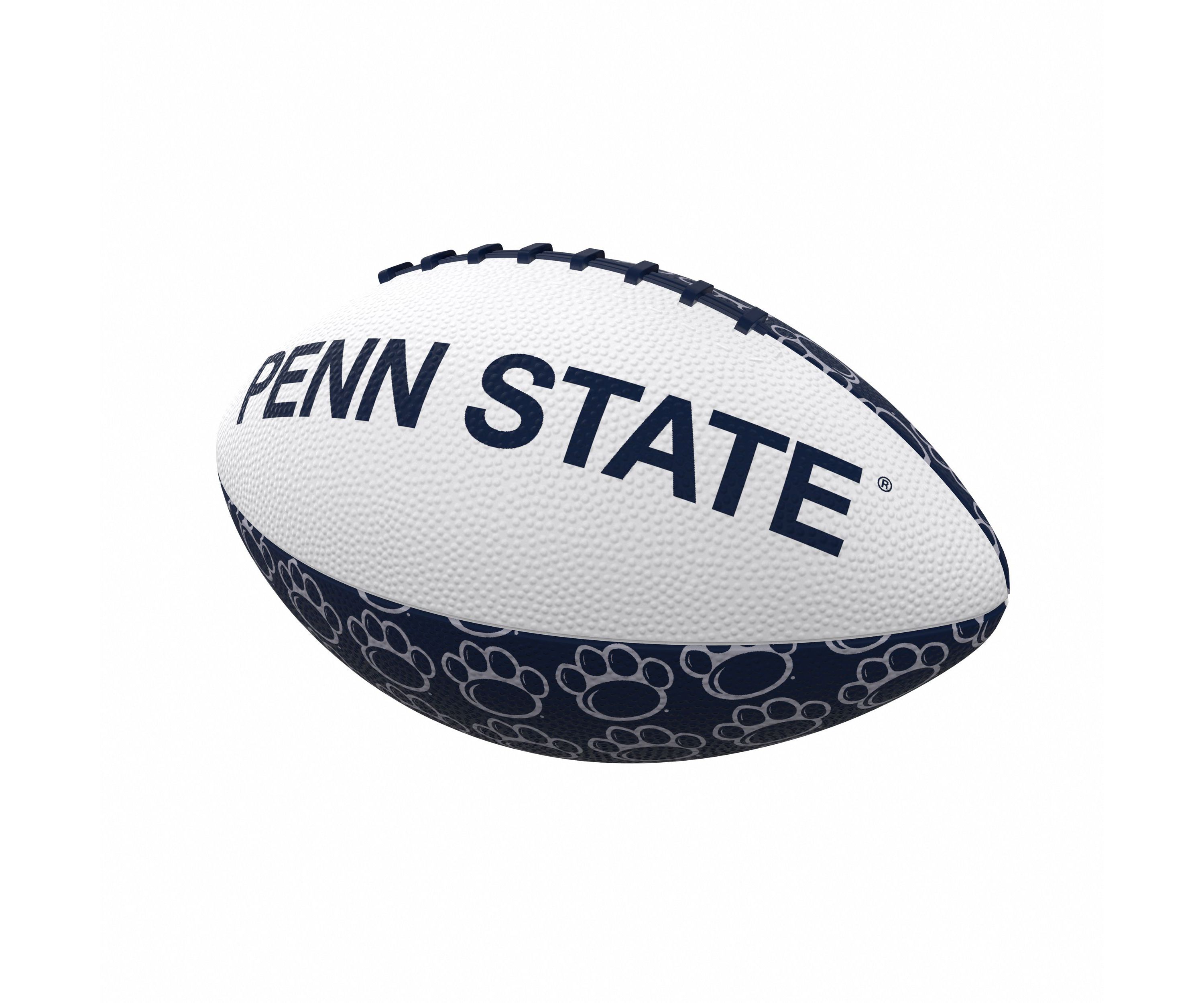 Penn State Nittany Lions NCAA Penn State Repeating Mini-Size Rubber Football