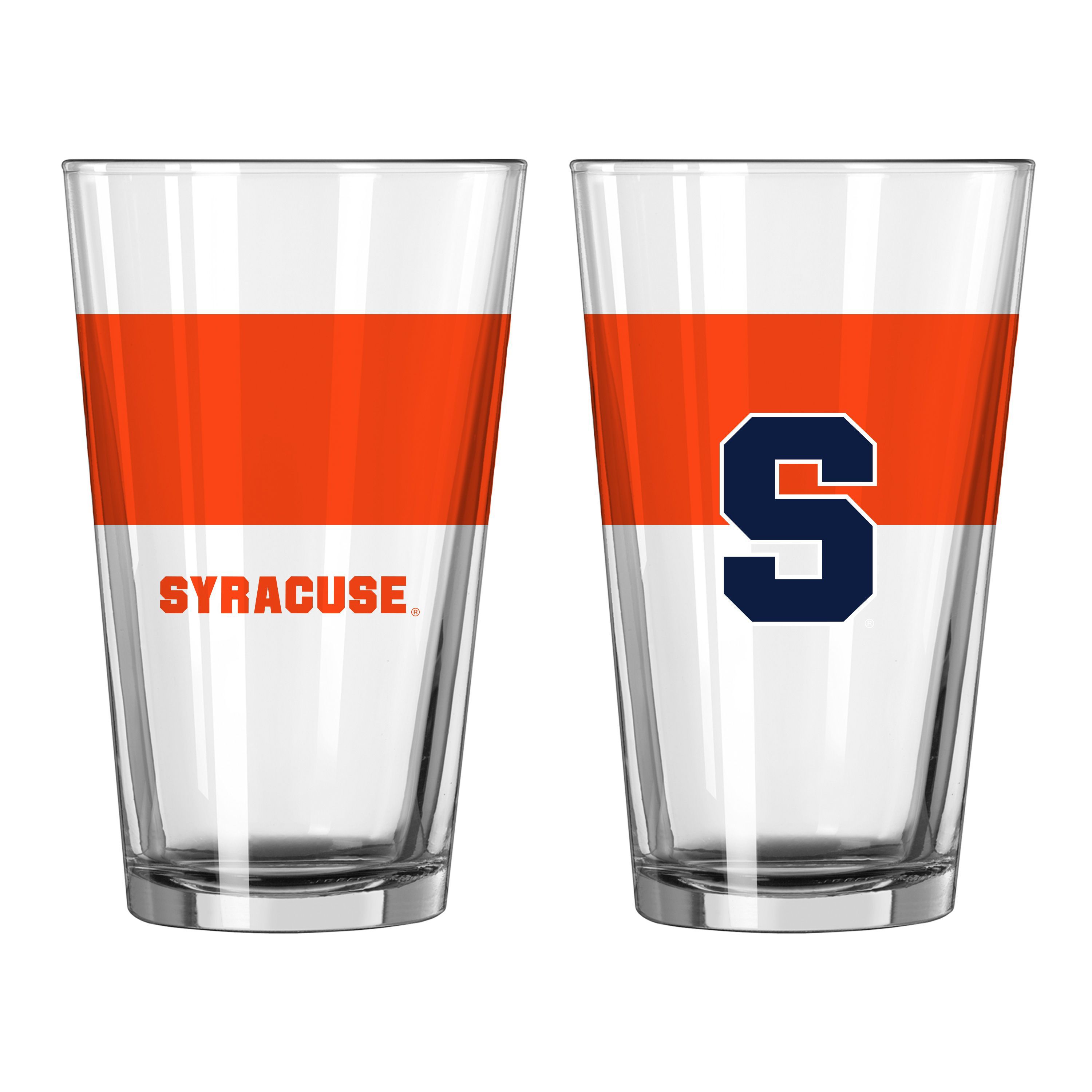 Syracuse Orange NCAA Syracuse 16oz Colorblock Pint Glass