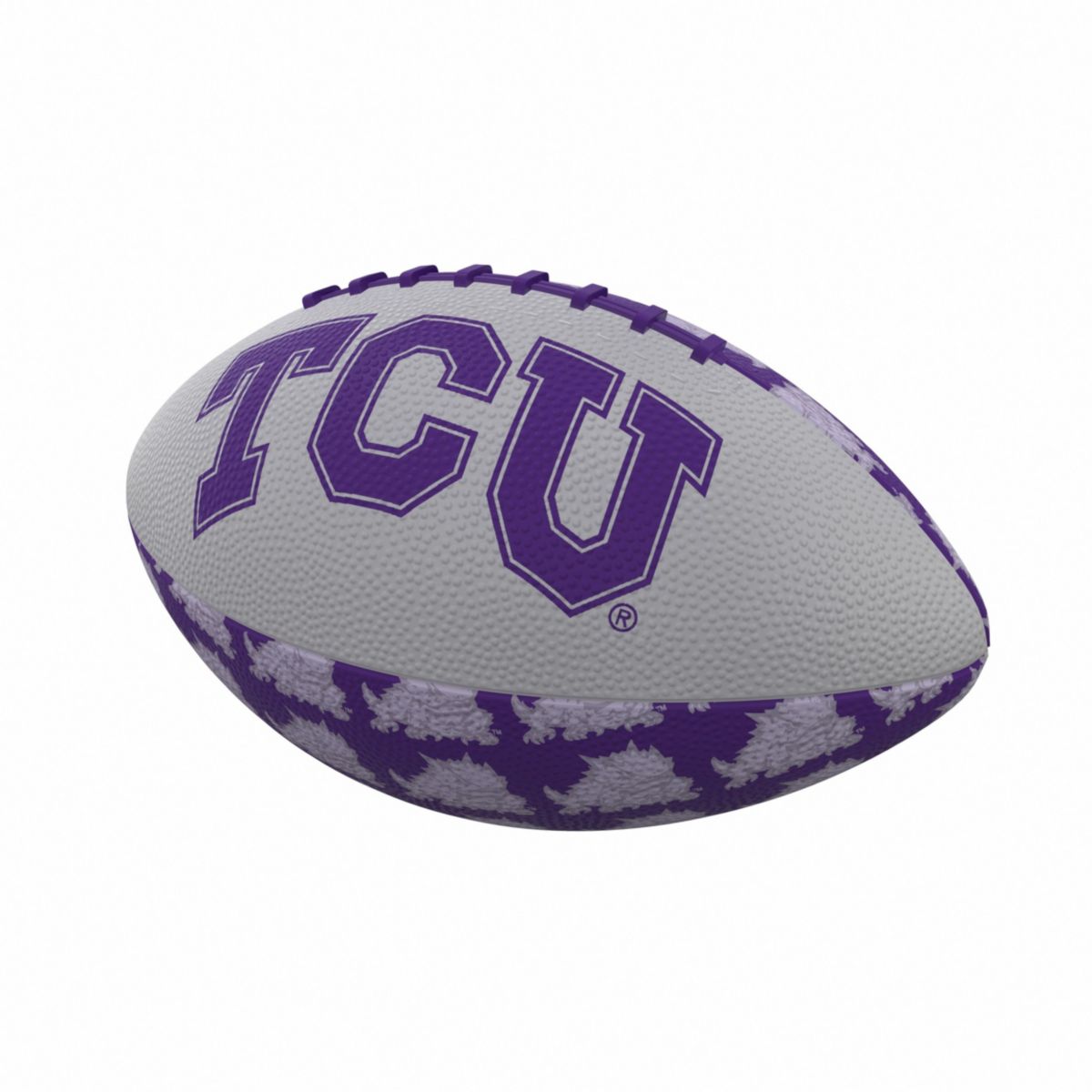 TCU Horned Frogs NCAA TCU Repeating Mini-Size Rubber Football