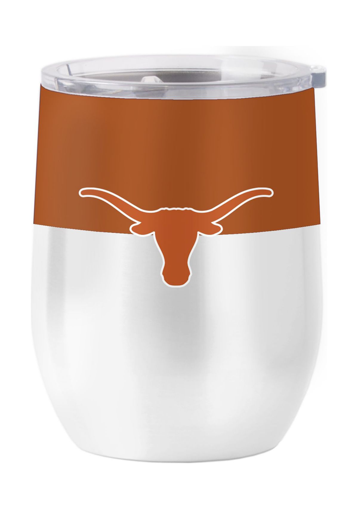 NCAA Texas Longhorns 16oz. Colorblock Stainless Curved Tumbler