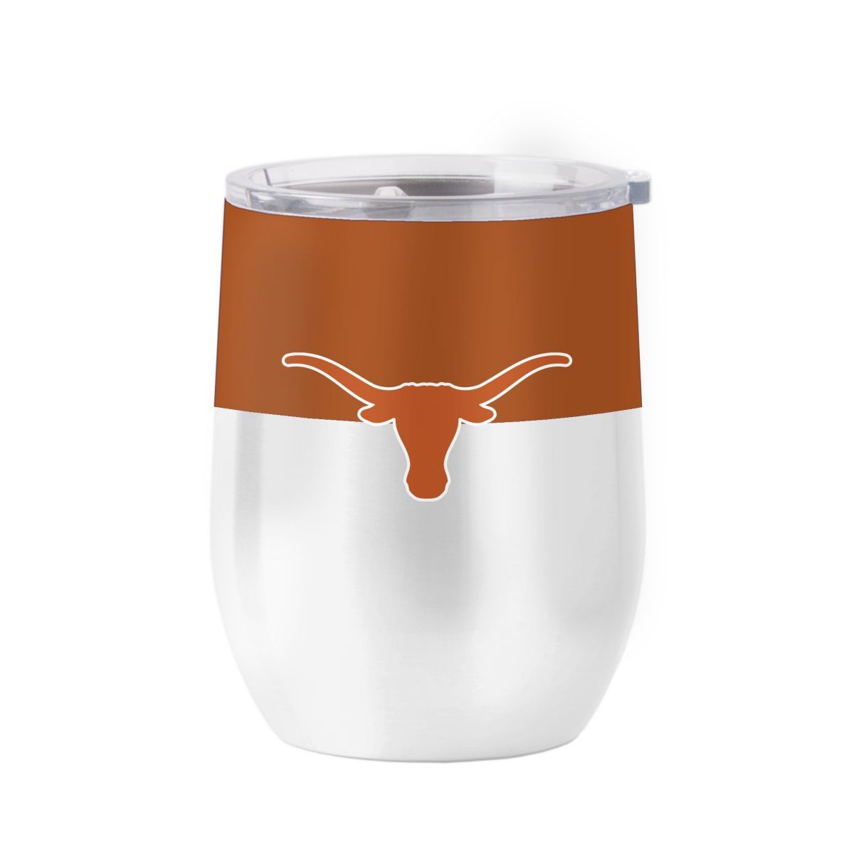NCAA Texas Longhorns 16oz. Colorblock Stainless Curved Tumbler