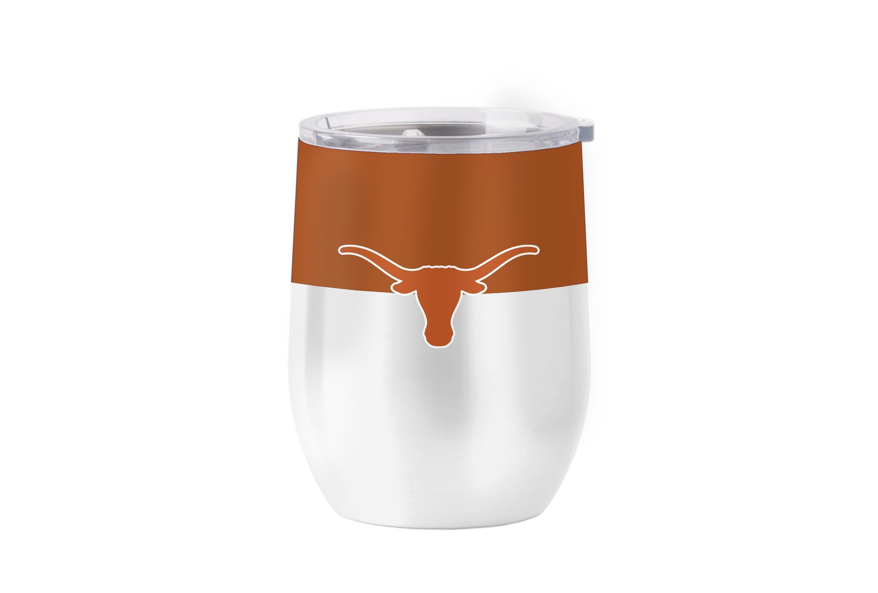 NCAA Texas Longhorns 16oz. Colorblock Stainless Curved Tumbler