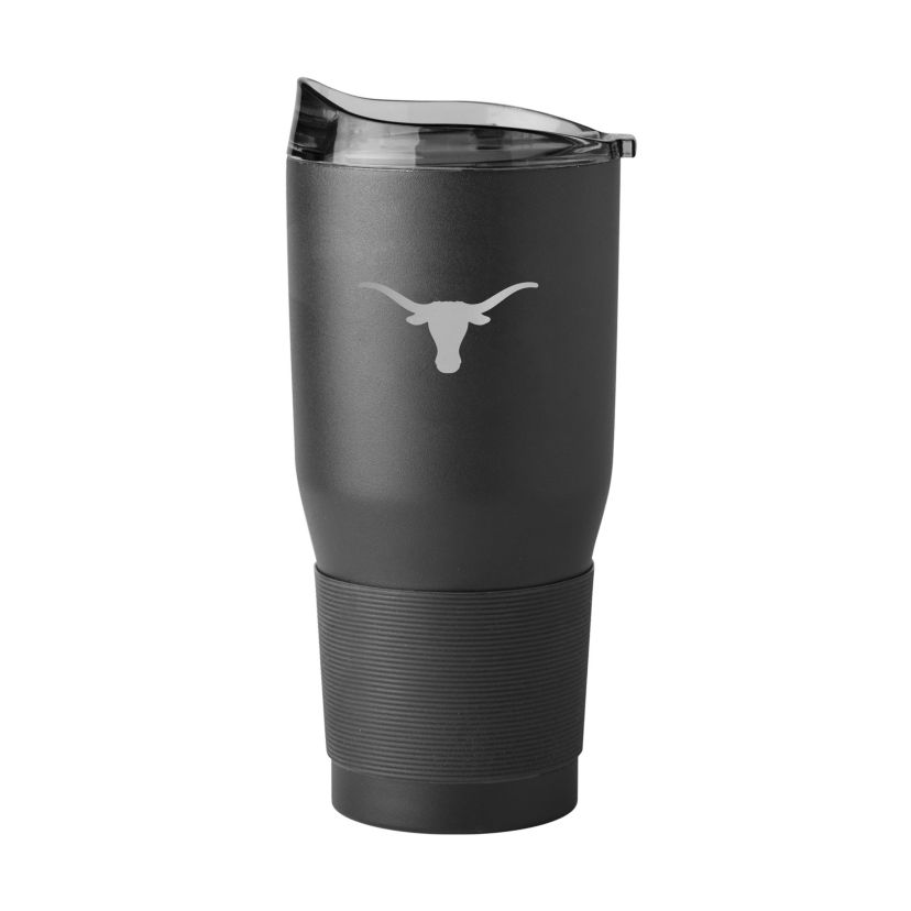 Texas Longhorns NCAA Texas Etch 30oz Black Powder Coat Tumbler