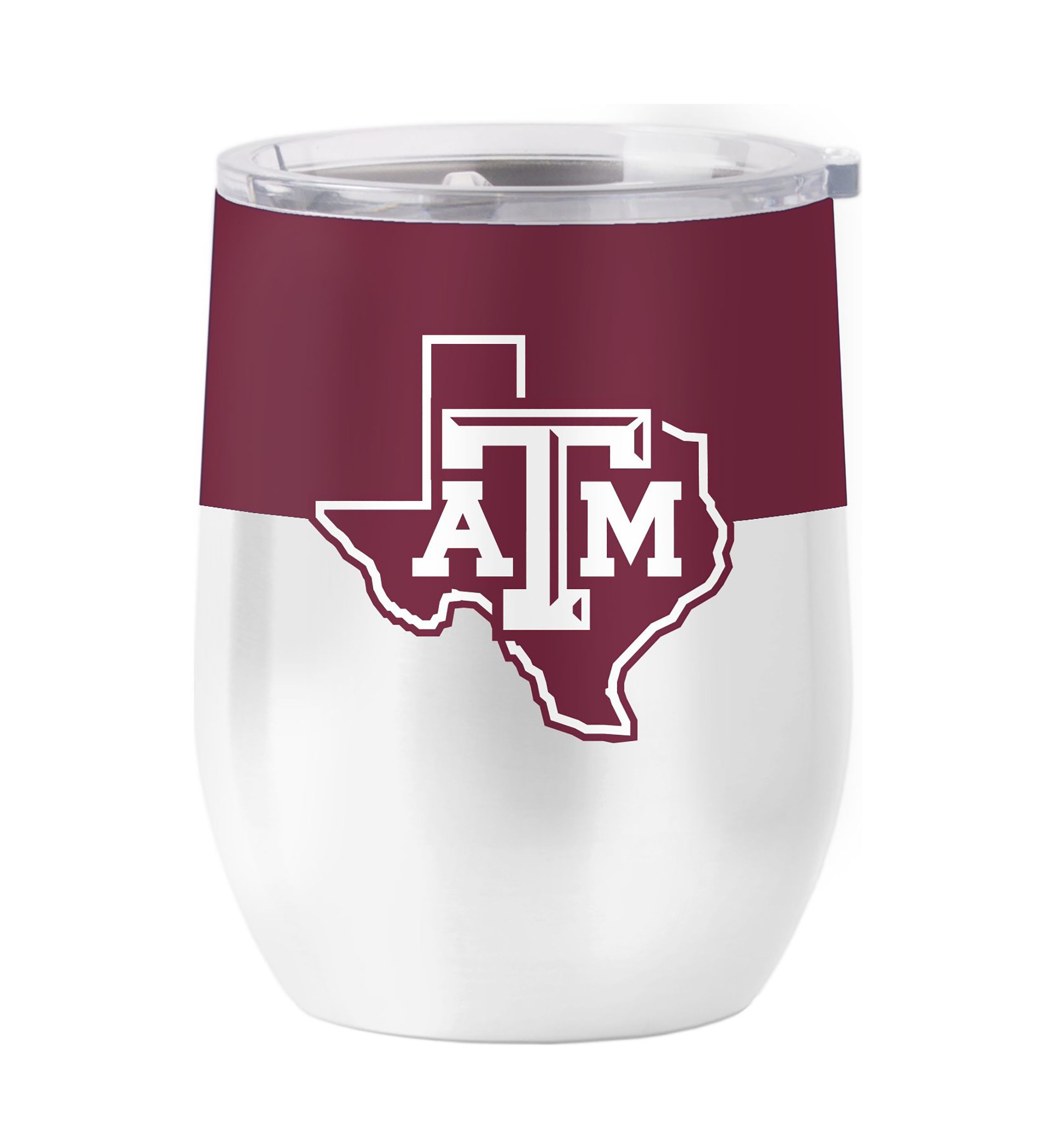 NCAA Texas A&M Aggies 16oz. Colorblock Stainless Curved Tumbler