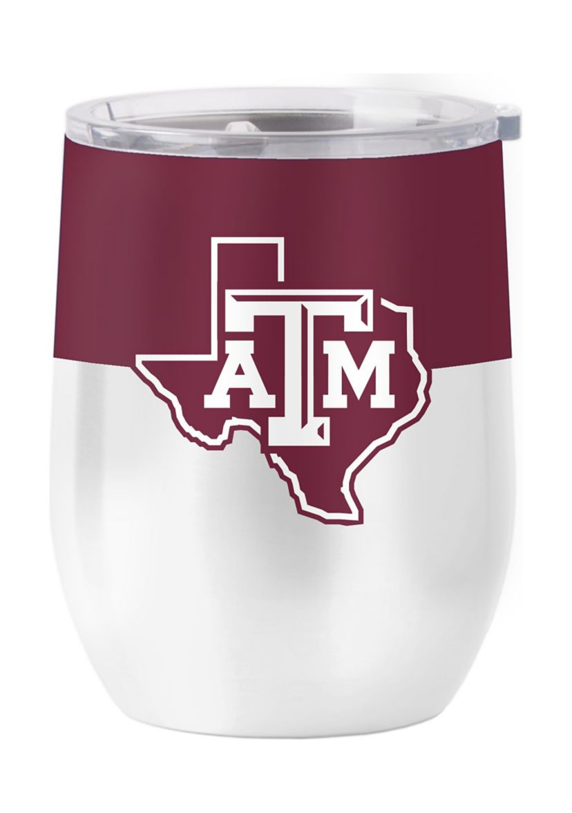 NCAA Texas A&M Aggies 16oz. Colorblock Stainless Curved Tumbler