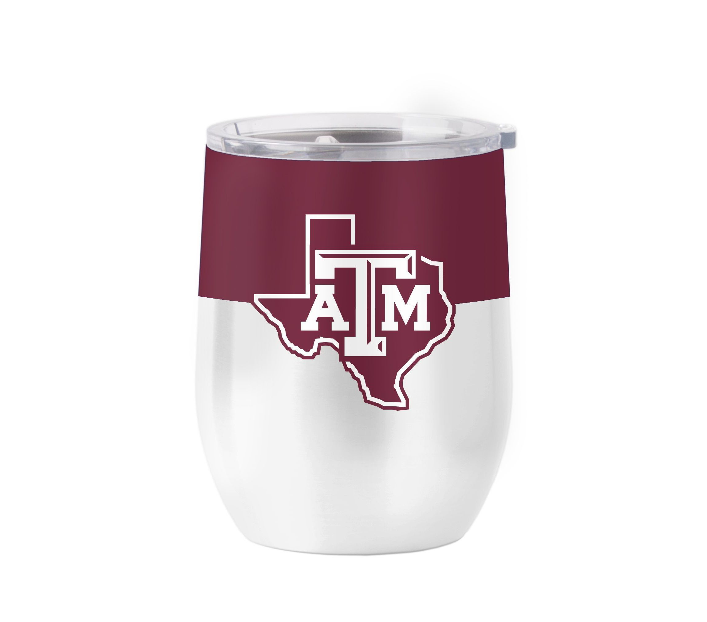 NCAA Texas A&M Aggies 16oz. Colorblock Stainless Curved Tumbler