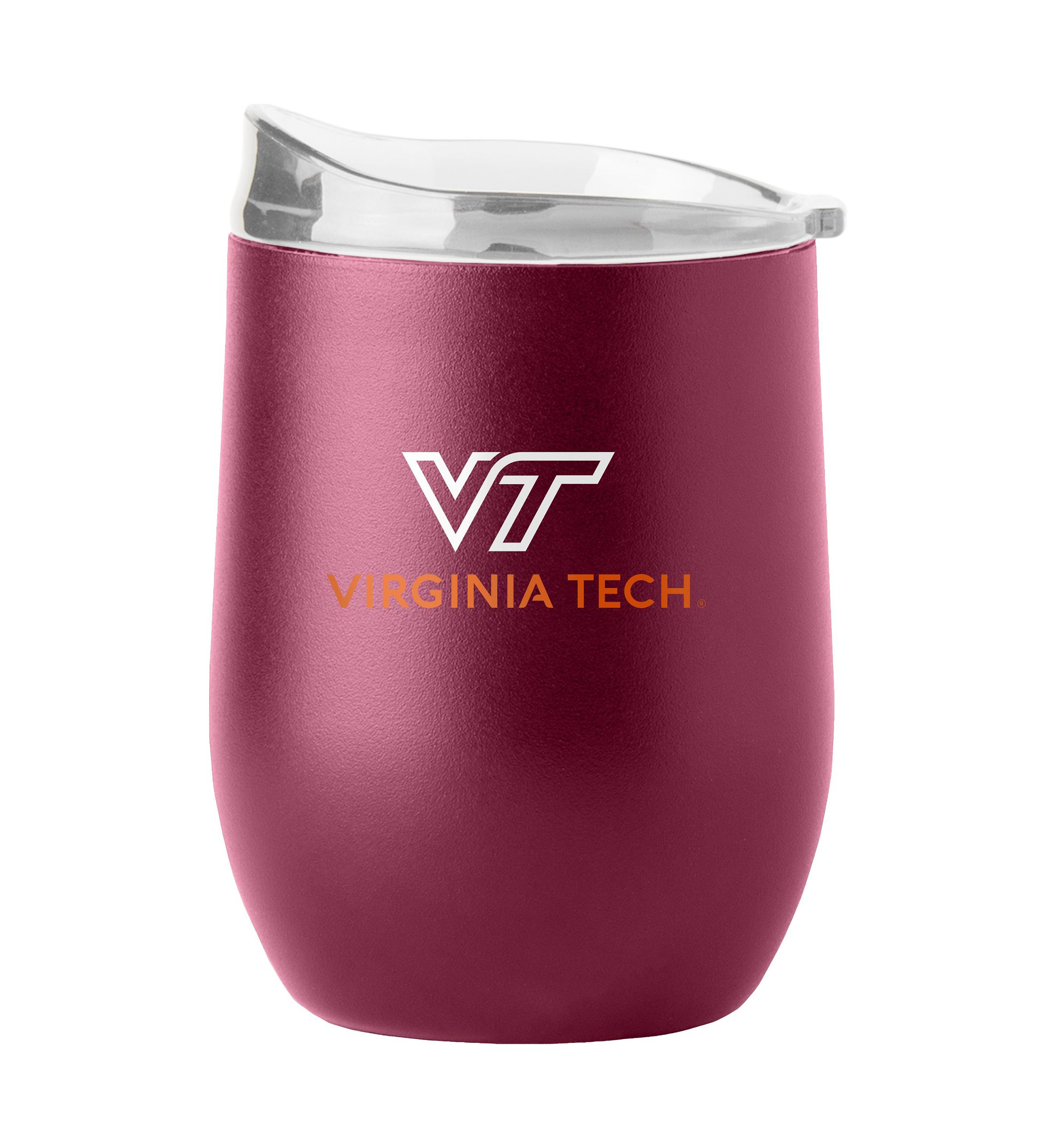 Virginia Tech Hokies NCAA Virginia Tech 16oz Flipside Powder Coat Curved Beverage