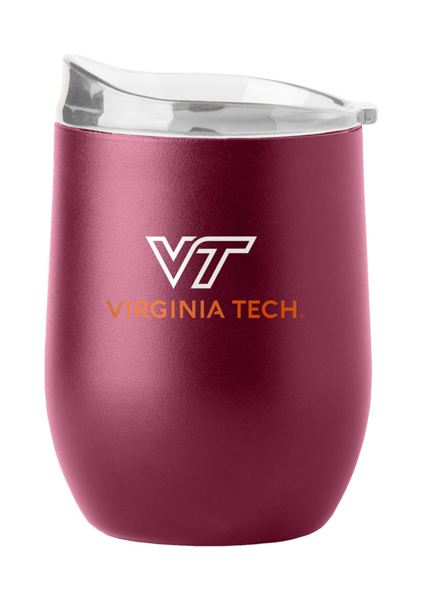 Virginia Tech Hokies NCAA Virginia Tech 16oz Flipside Powder Coat Curved Beverage