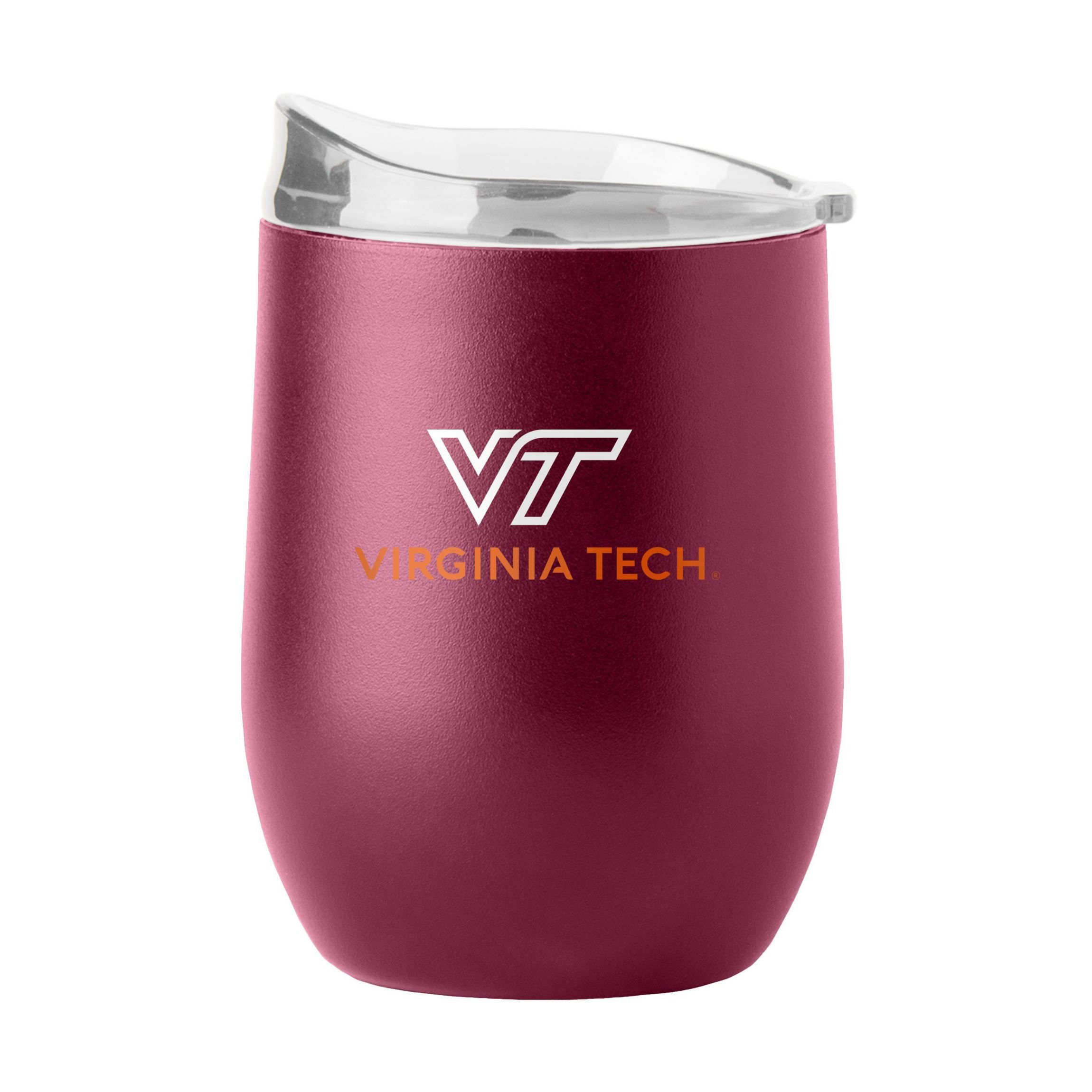 Virginia Tech Hokies NCAA Virginia Tech 16oz Flipside Powder Coat Curved Beverage