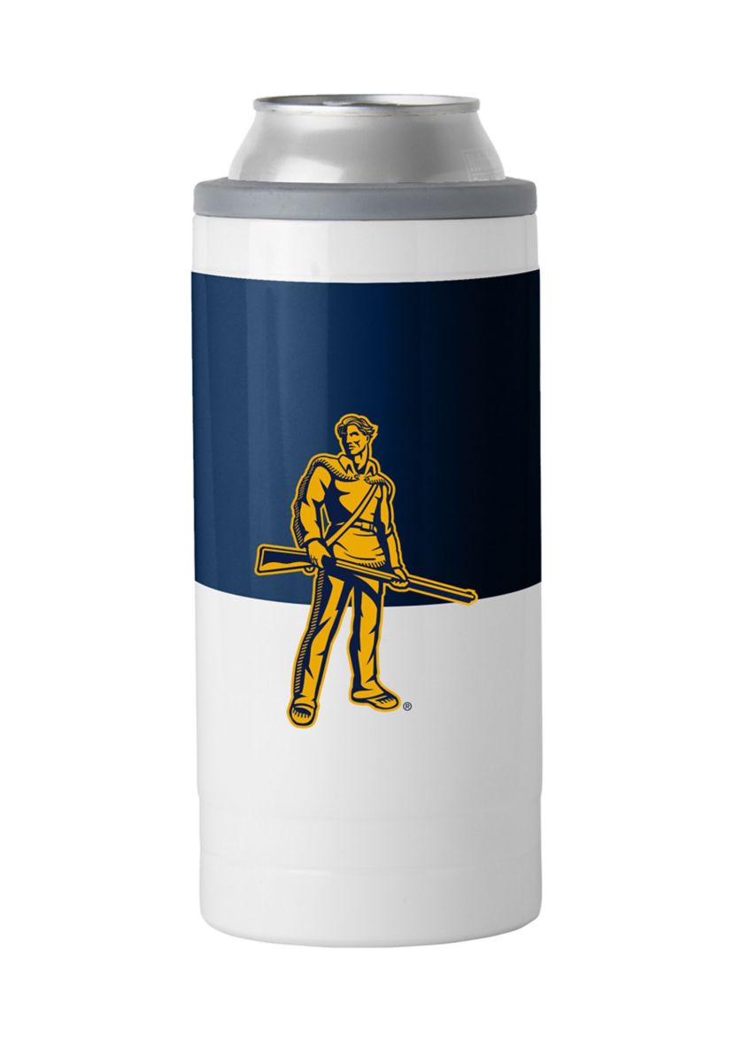 West Virginia Mountaineers NCAA West Virginia 12oz Colorblock Slim Can Coolie
