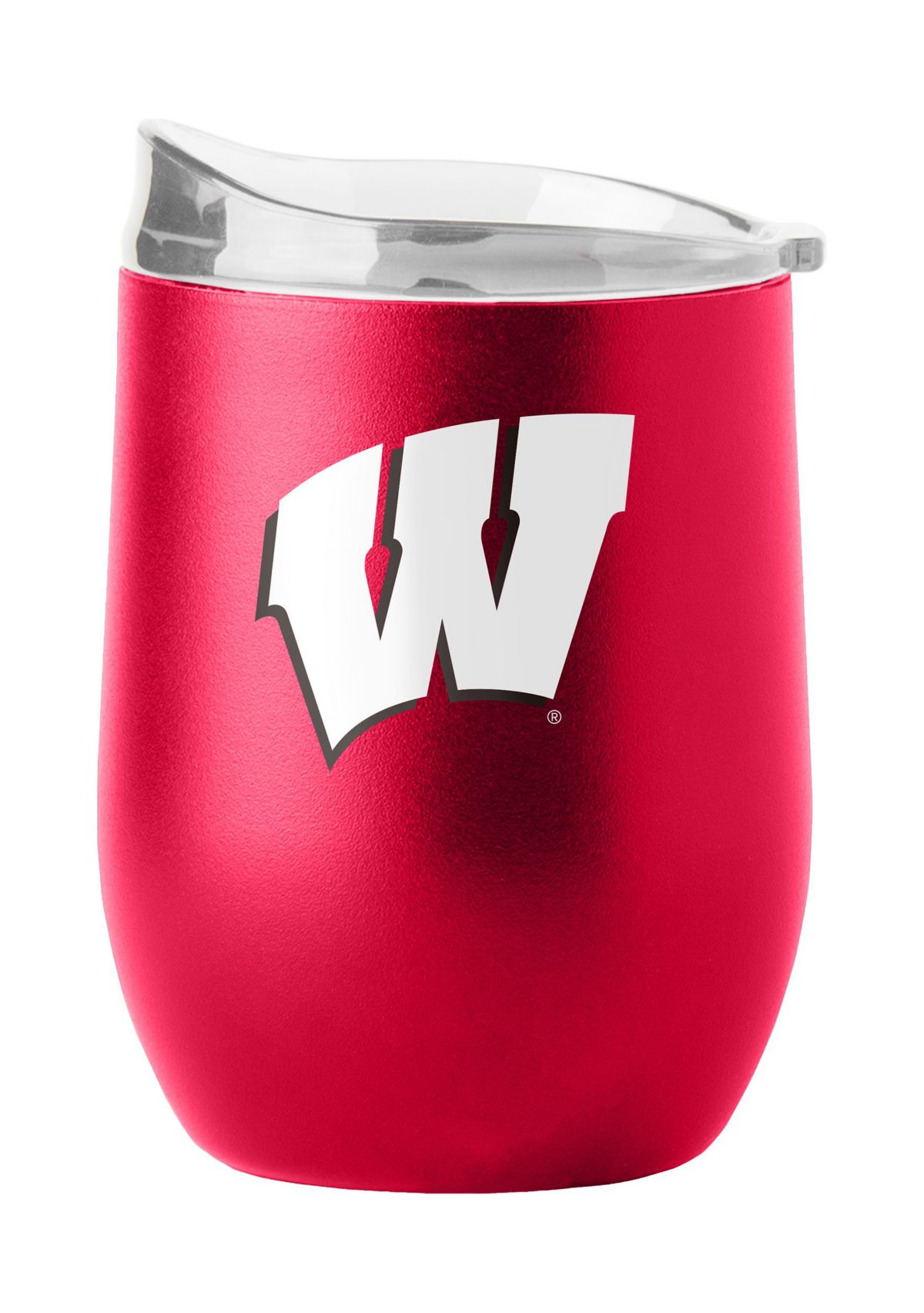 Wisconsin Badgers NCAA Wisconsin 16oz Flipside Powder Coat Curved Beverage