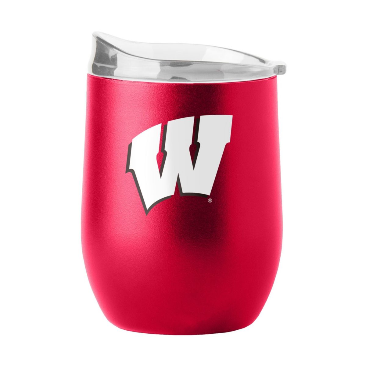 Wisconsin Badgers NCAA Wisconsin 16oz Flipside Powder Coat Curved Beverage