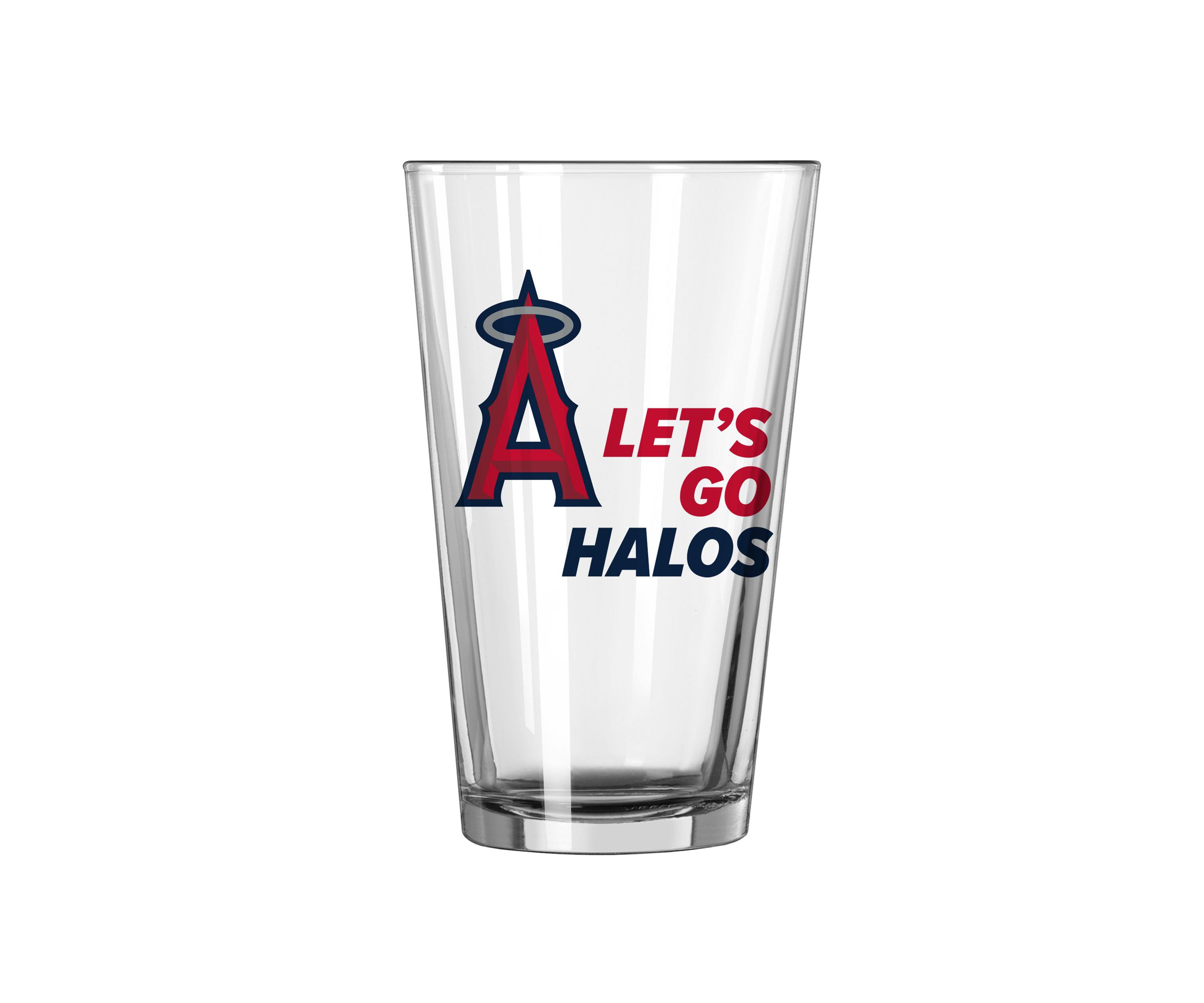 MLB Los Angeles Angels 16oz Slogan Pint Glass