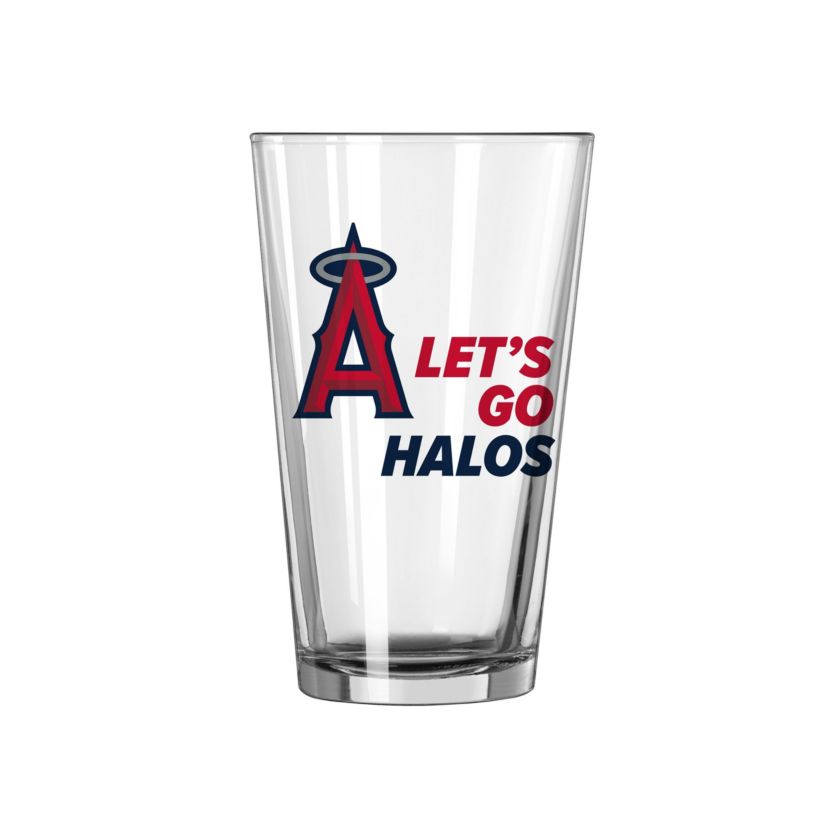 MLB Los Angeles Angels 16oz Slogan Pint Glass