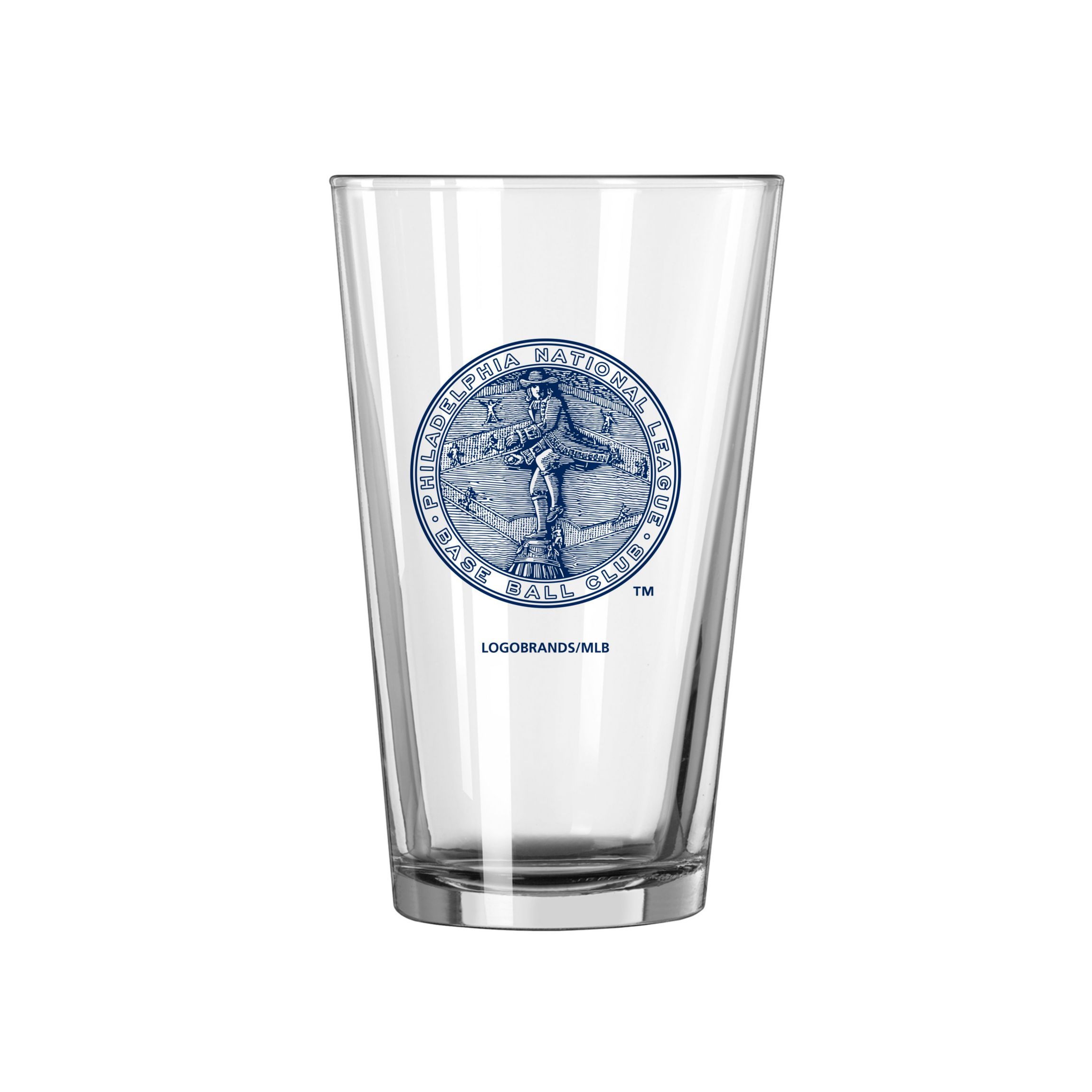 MLB Philadelphia Phillies Vintage 16oz Pint Glass