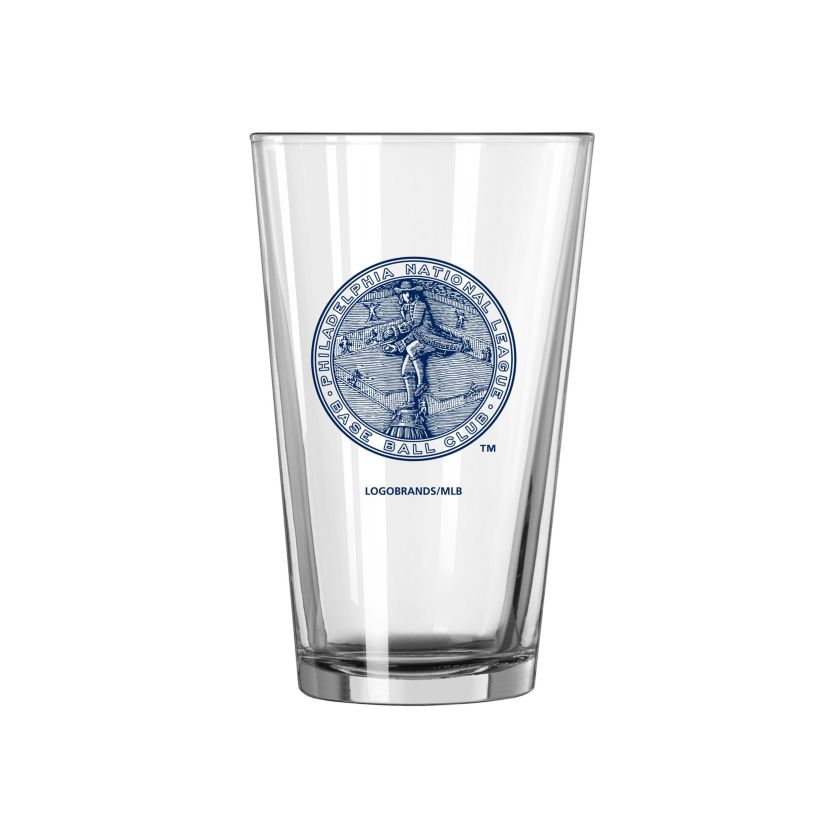 MLB Philadelphia Phillies Vintage 16oz Pint Glass